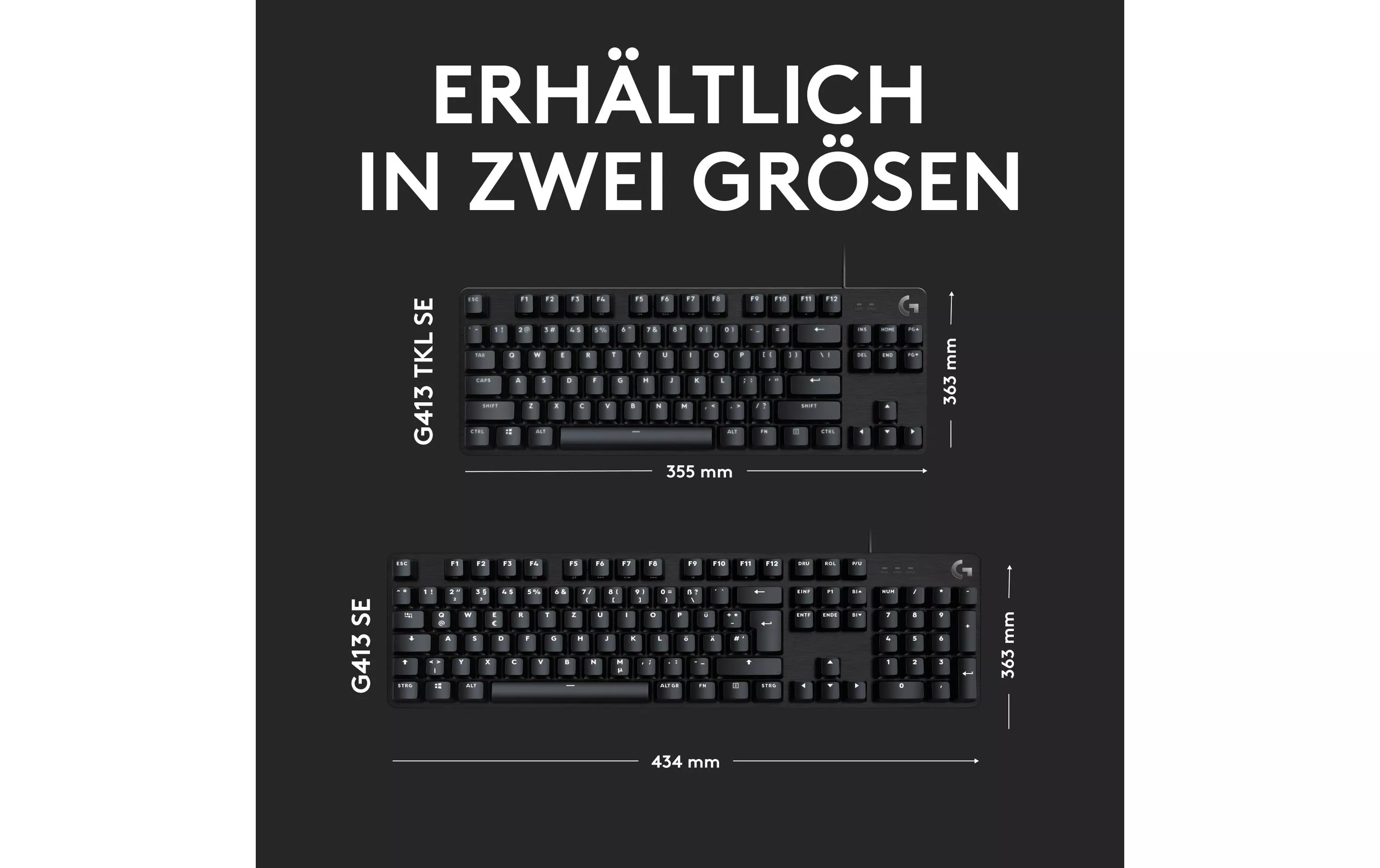 Clavier Logitech G413 TKL SE Gaming Mécanique