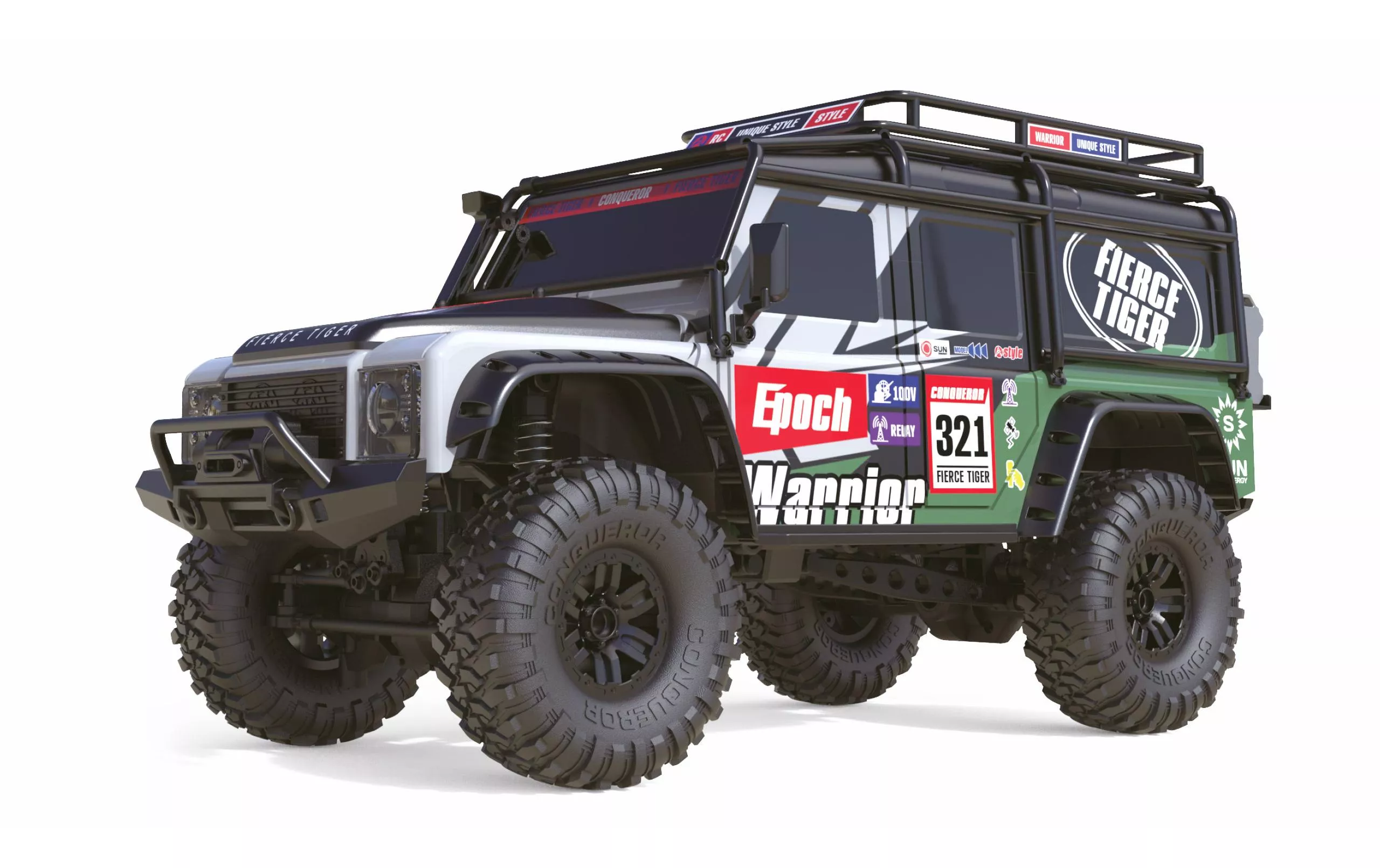 Scale Crawler Dirt Climbing SUV, Fierce Tiger RTR, 1:10