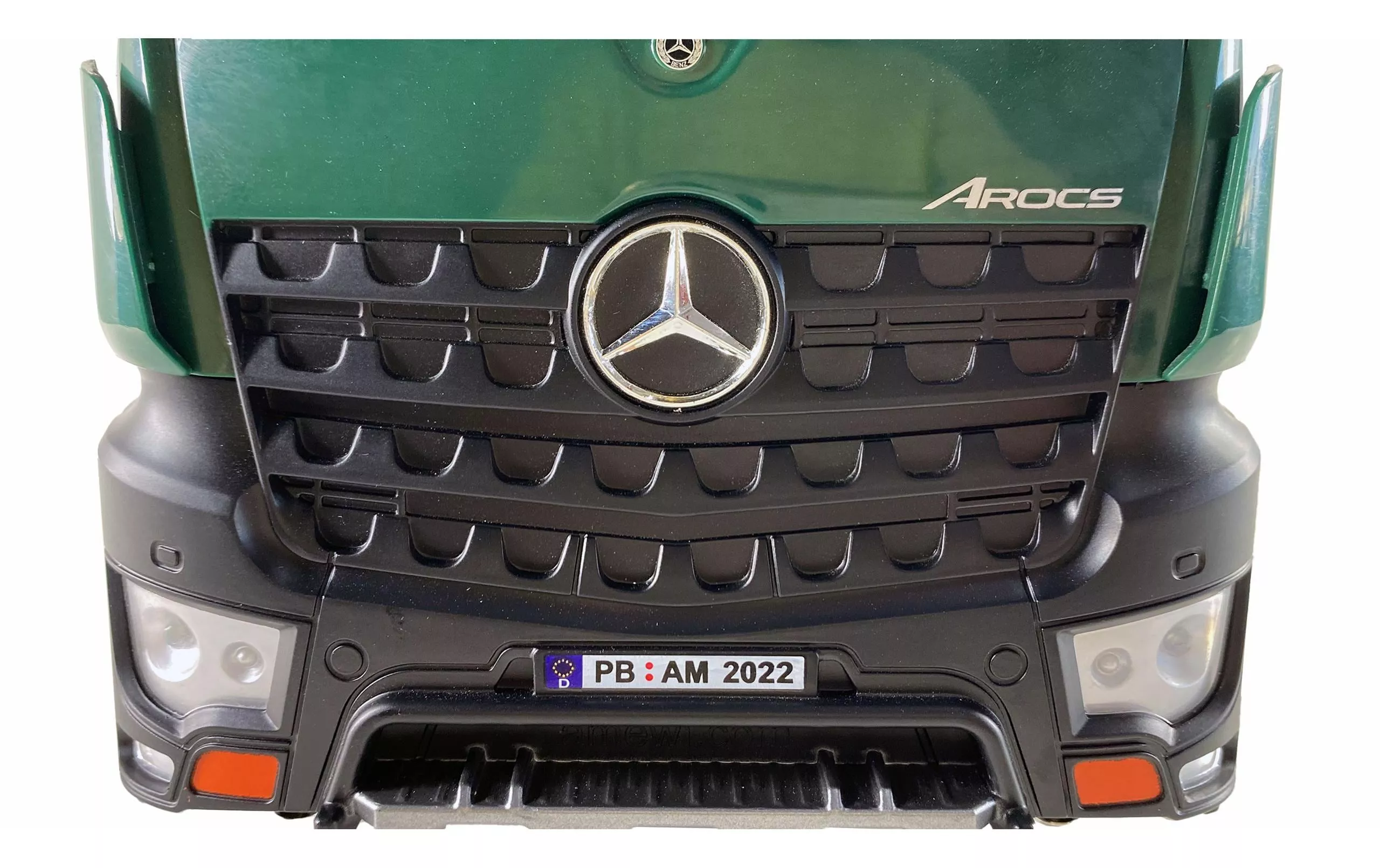 Mercedes-Benz Arocs Licence camion grue avec benne RTR vert