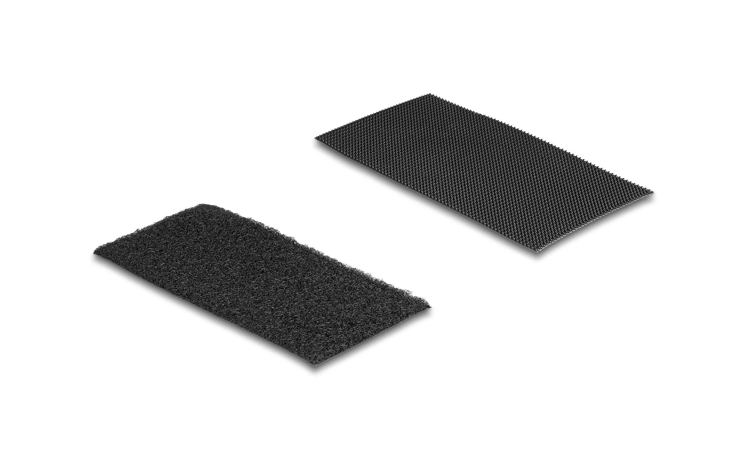 Rectangles auto-agrippants Noir 0.1 m x 50 mm, 10 pièces