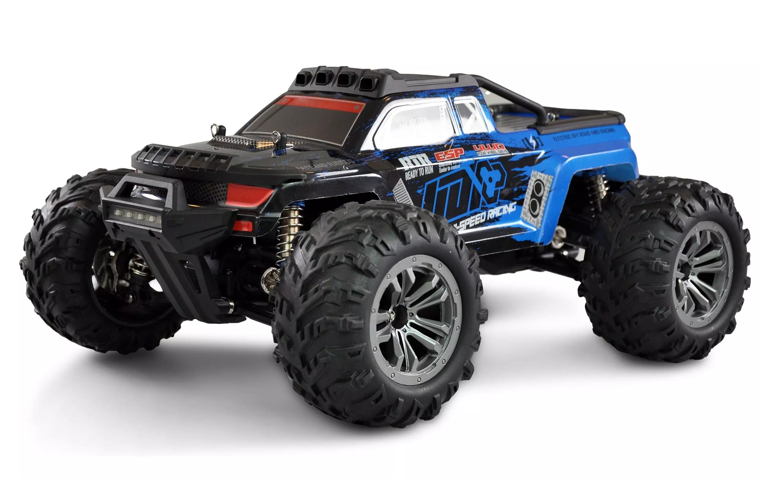 Monster Truck Daphoenodon 4WD, bleu RTR, 1:12