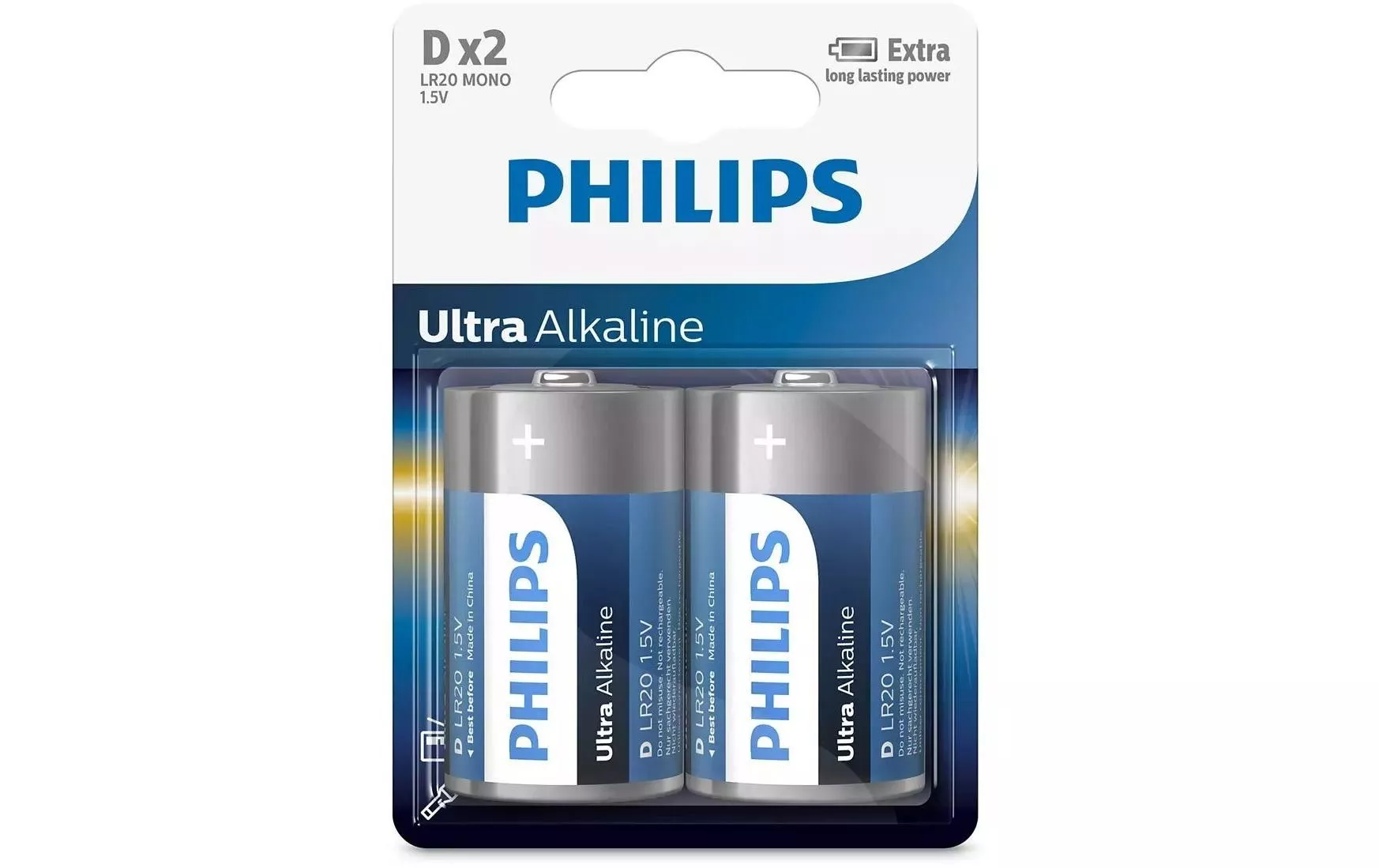 Pile Ultra Alkaline D 2 Pièce/s