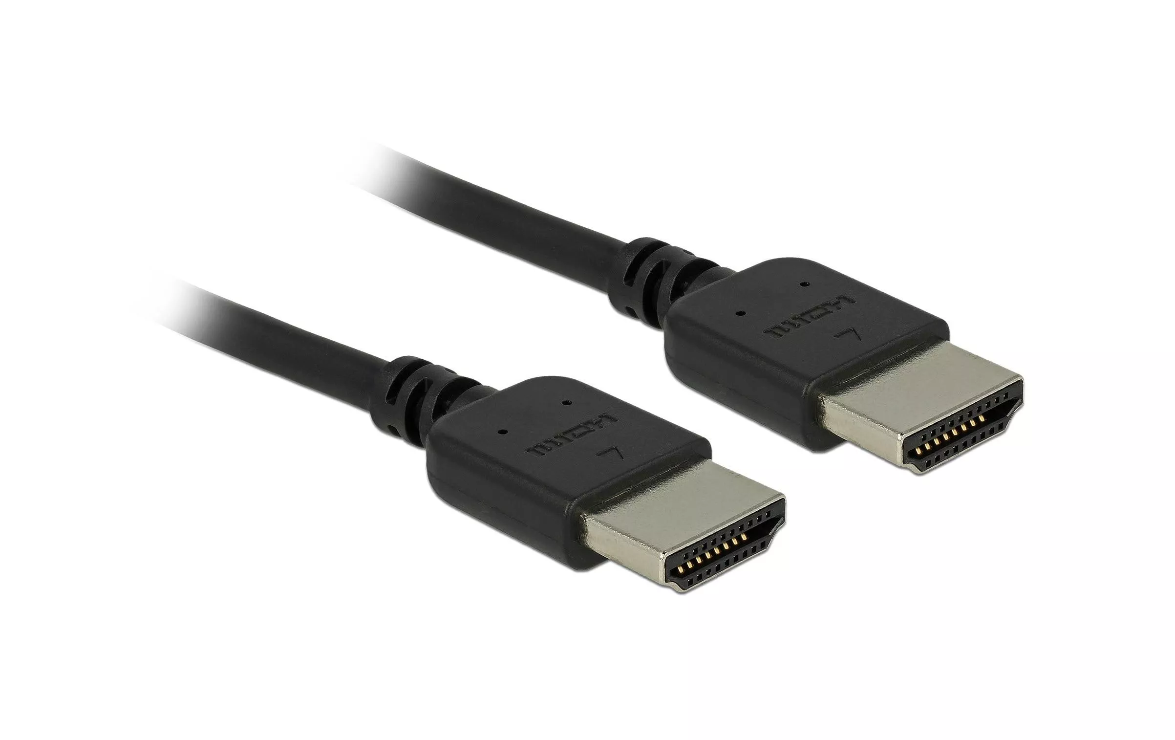 Câble très flexible, 4K 60Hz HDMI - HDMI, 1 m, Noir