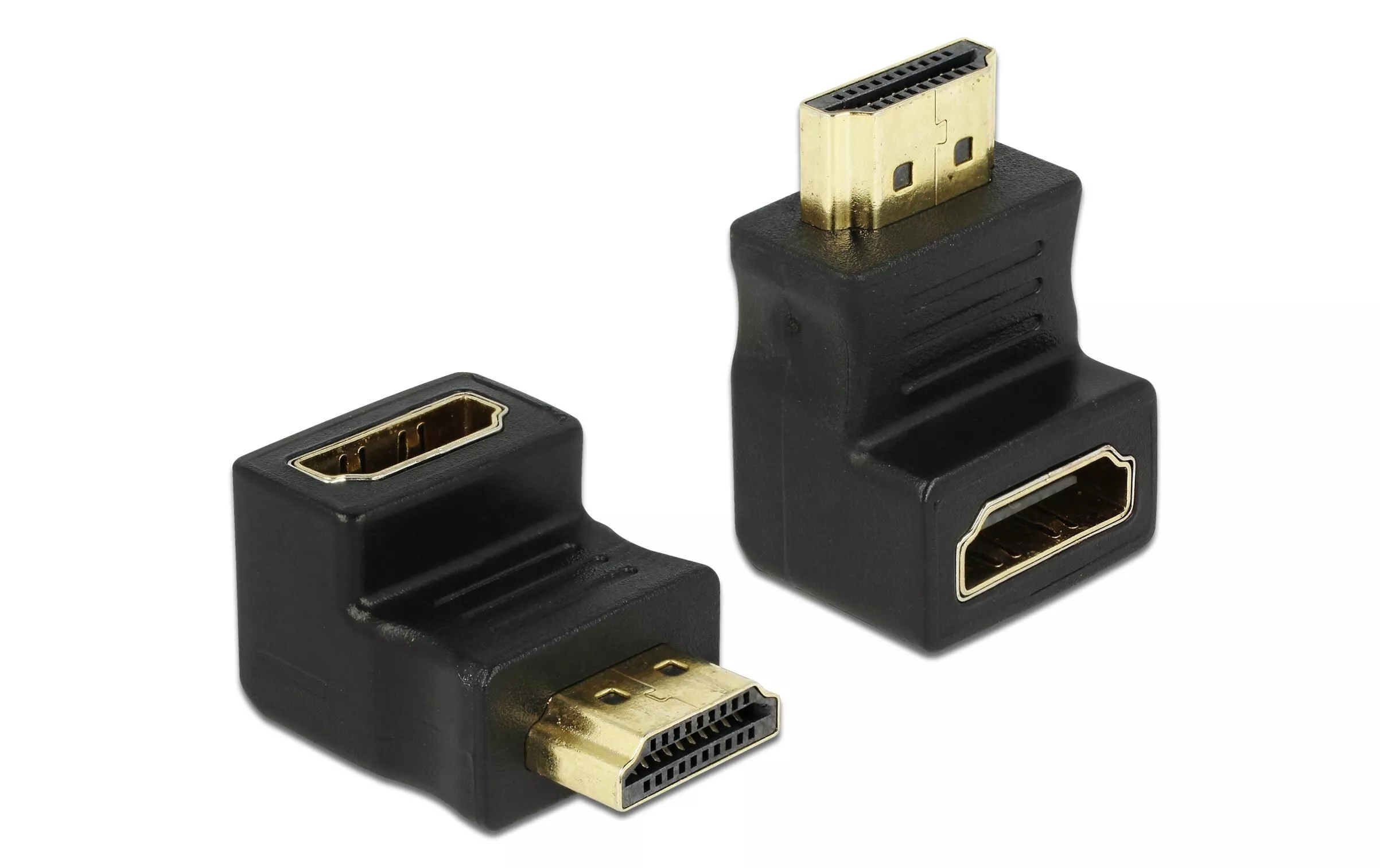 Adaptateur 90° coudé en bas HDMI - HDMI