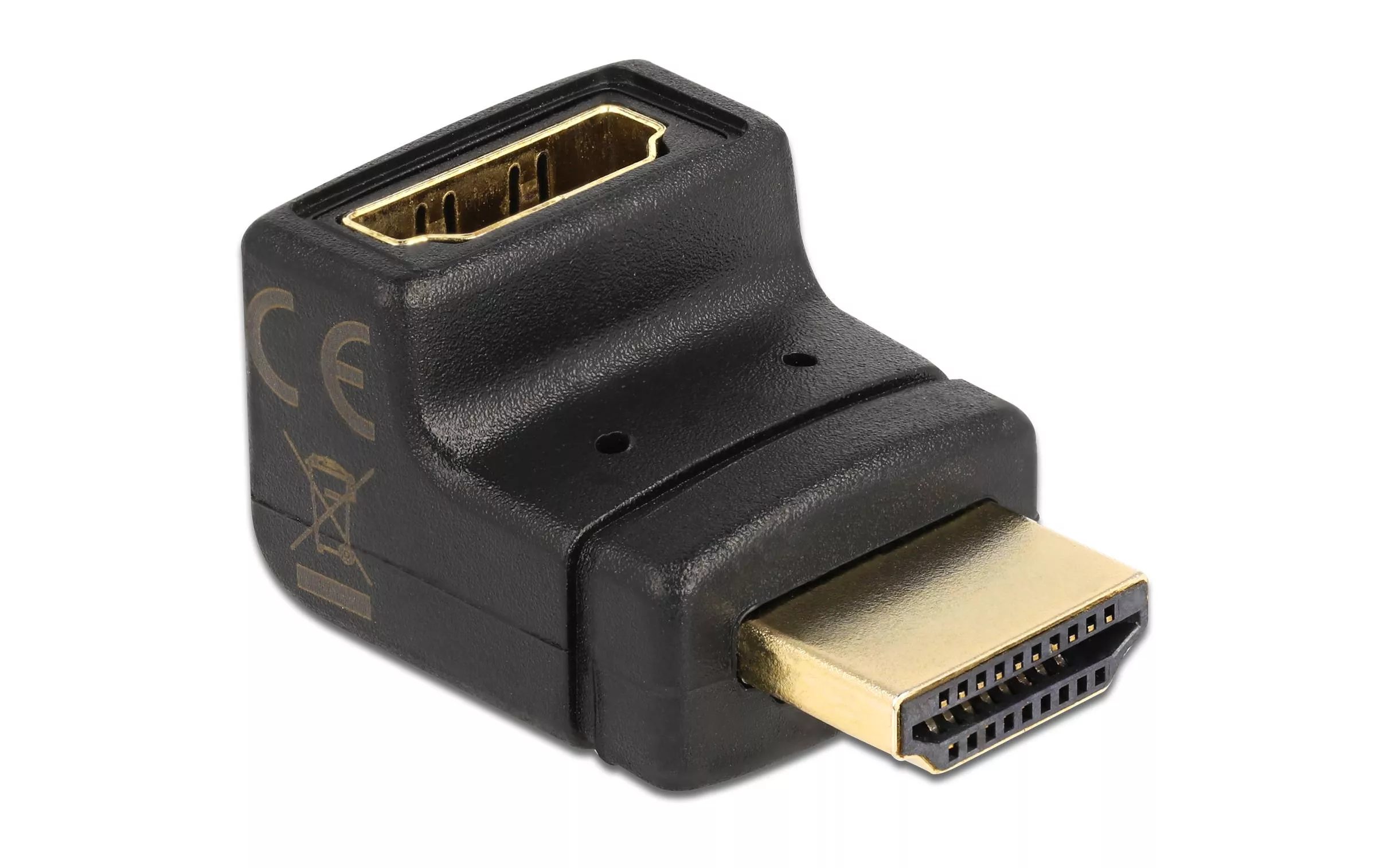 Adattatore Delock 90° angolato dall\'alto HDMI - HDMI