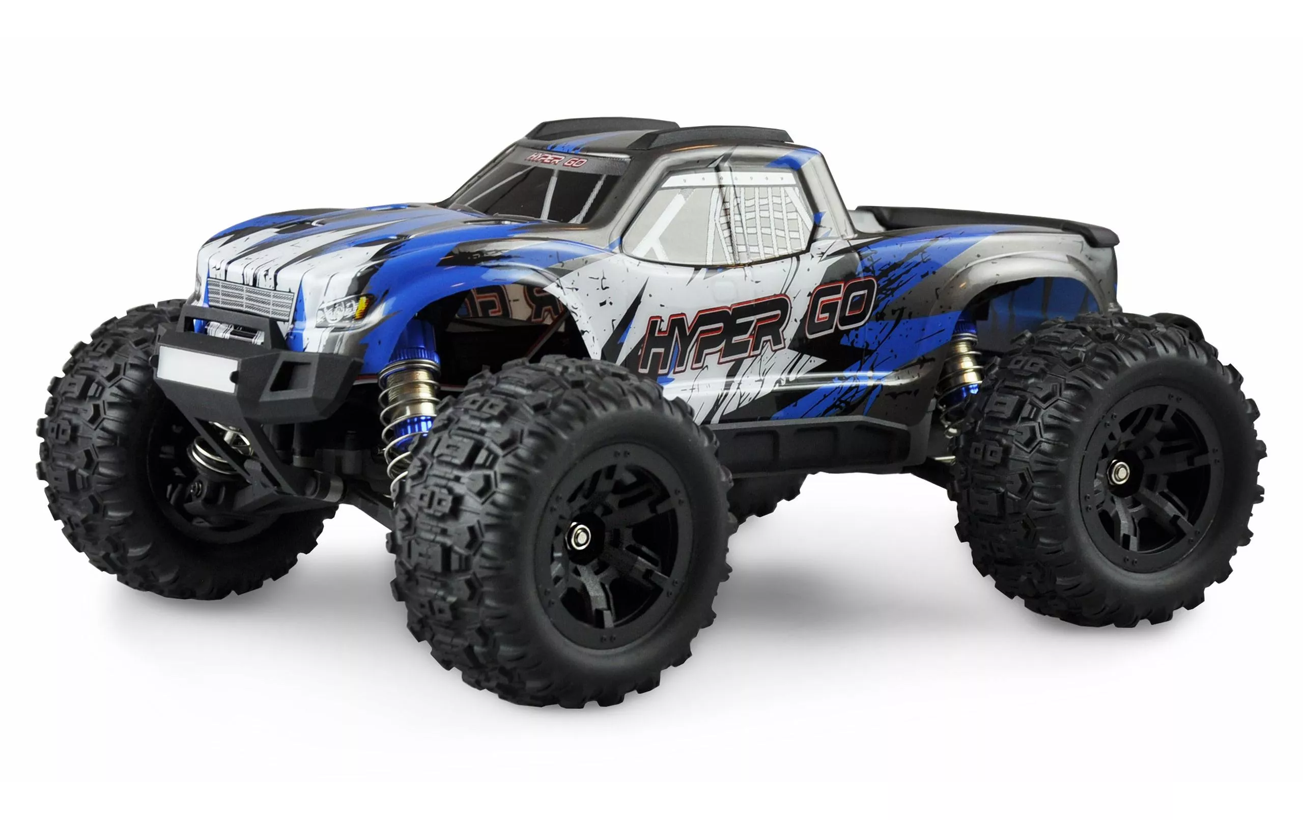 Monster Truck Hyper GO Brushed 4WD GPS, bleu 1:16, RTR