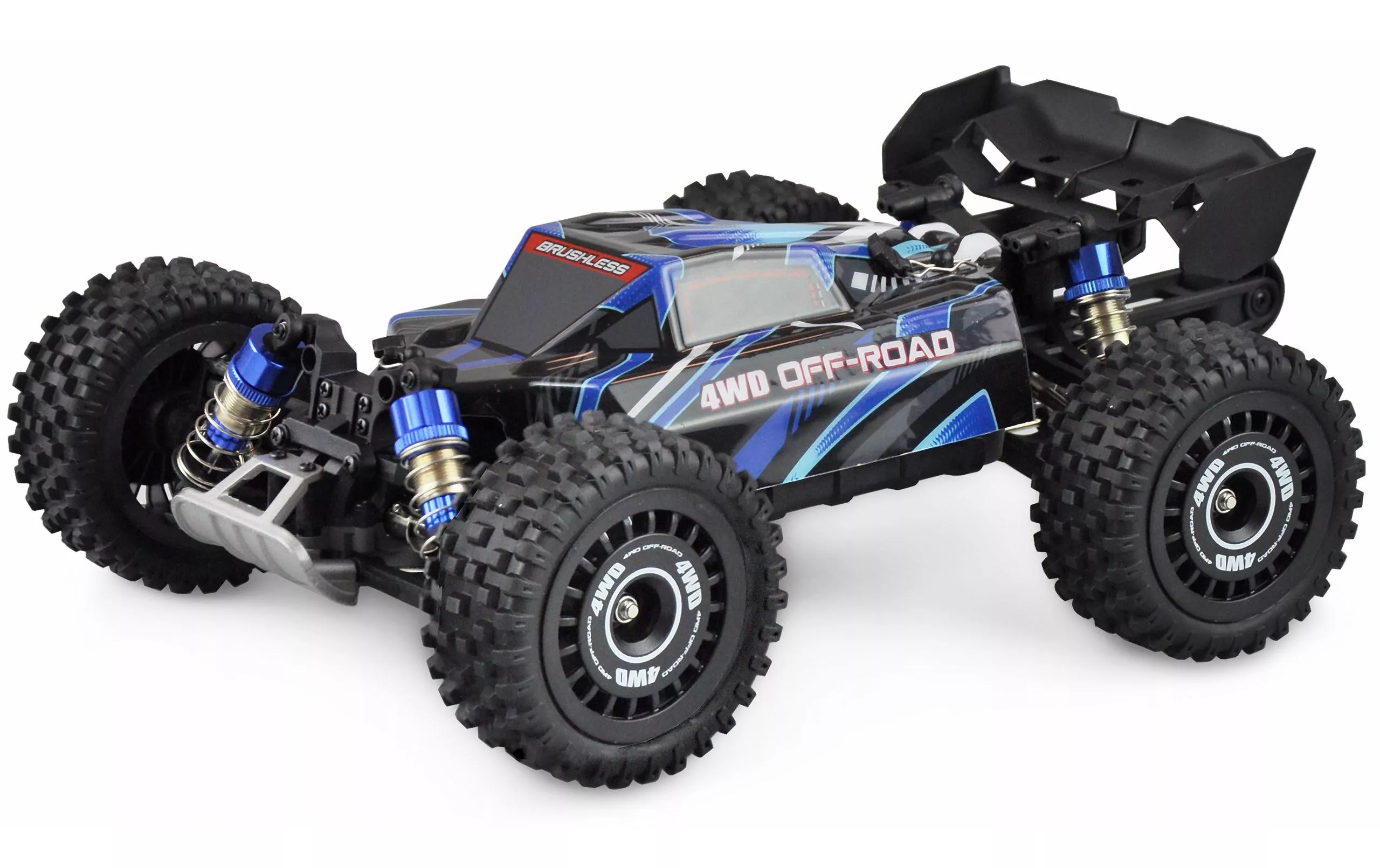 Buggy Hyper GO Brushless 4WD, bleu, 1:16, RTR