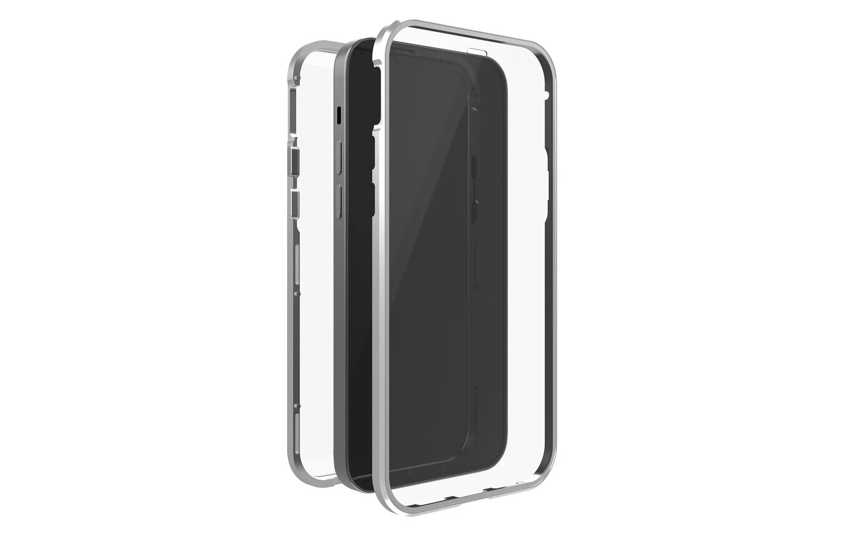 Back Cover 360° Glass iPhone 14 Pro Max , Silber