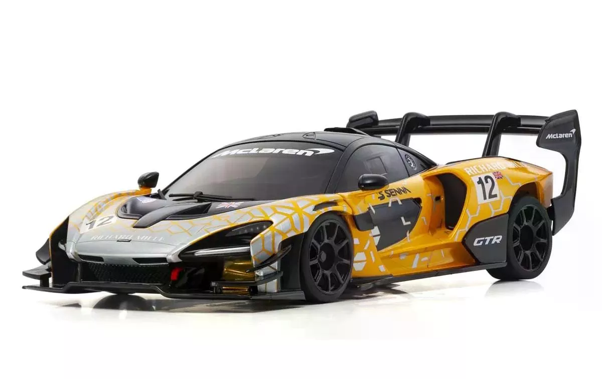 Kyosho Mini Z MR-03 McLaren Senna GTR, Orange RWD, 1:27, Readyset