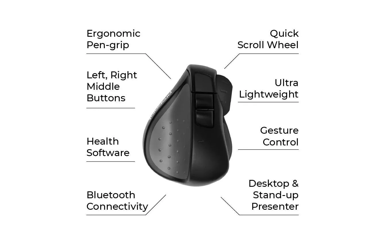 Sotel  Logitech Lift Mouse Ergonomico Verticale, Senza Fili