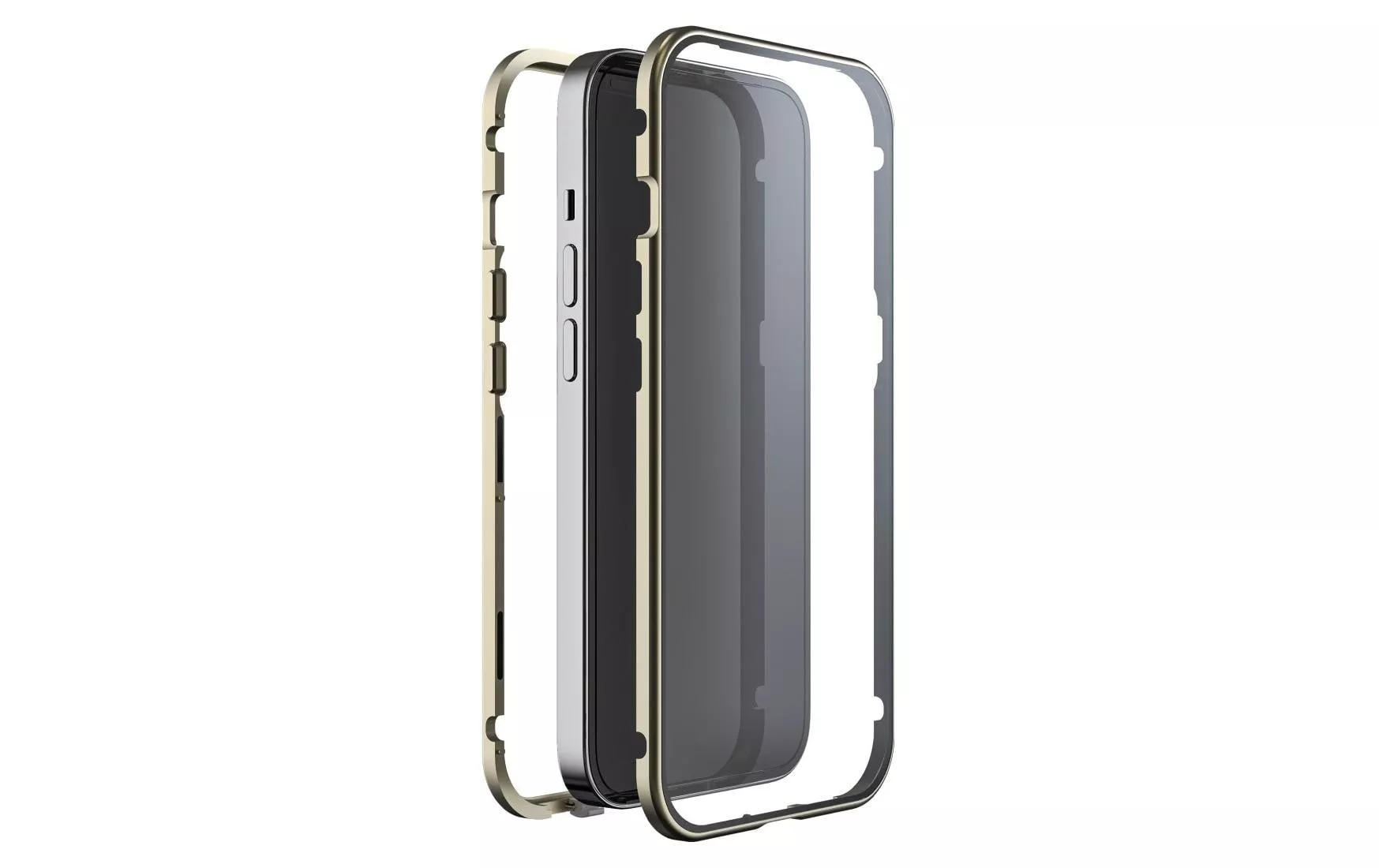 Diamanti bianchi Back Cover 360° Glass iPhone 14