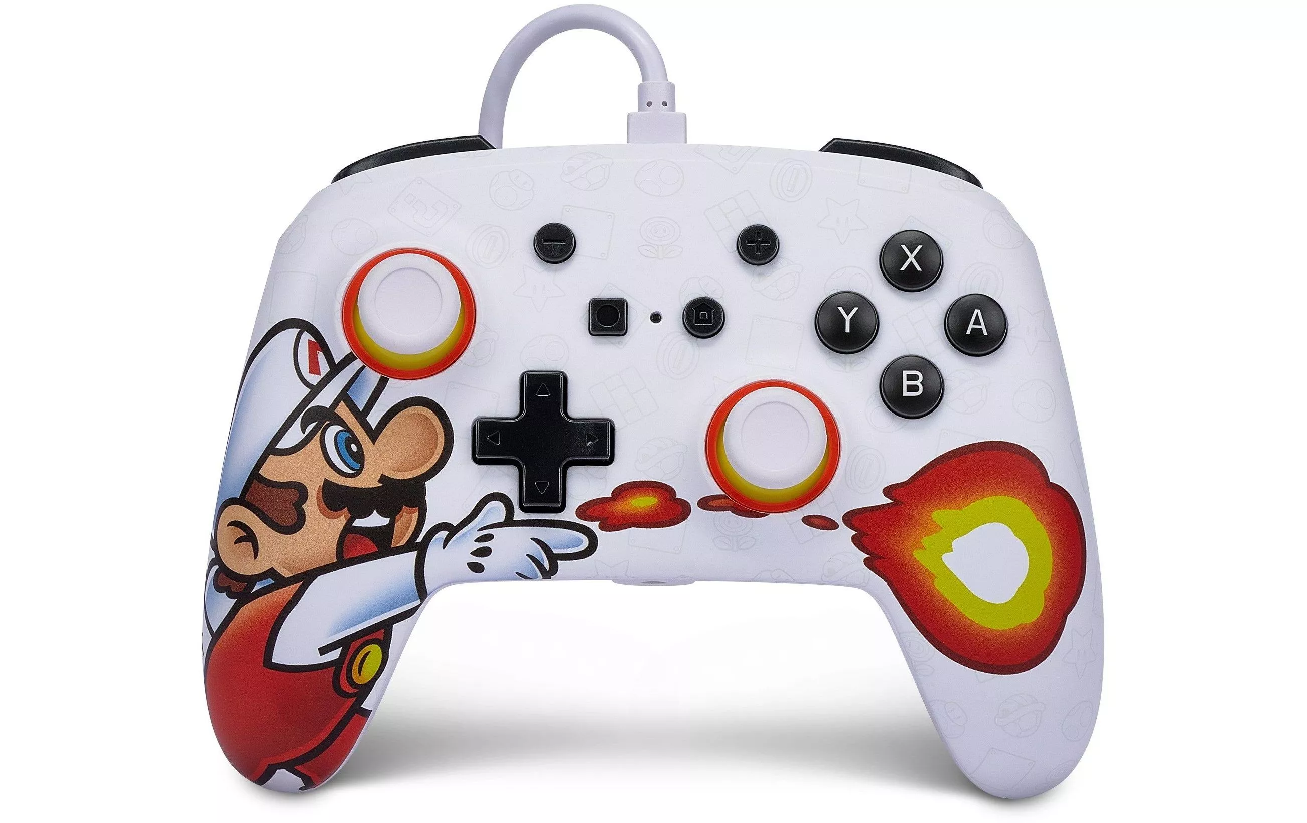 Controllore cablato potenziato Power A Fireball Mario