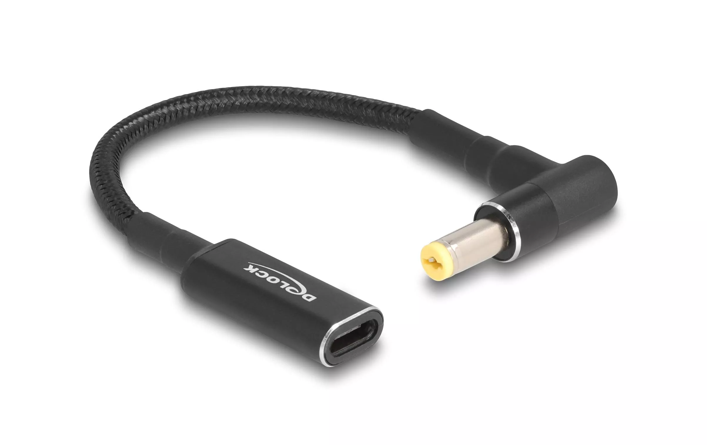 Câble de chargement USB-C à Acer 5.5 x 1.7 mm angulé à 90°, 15 cm