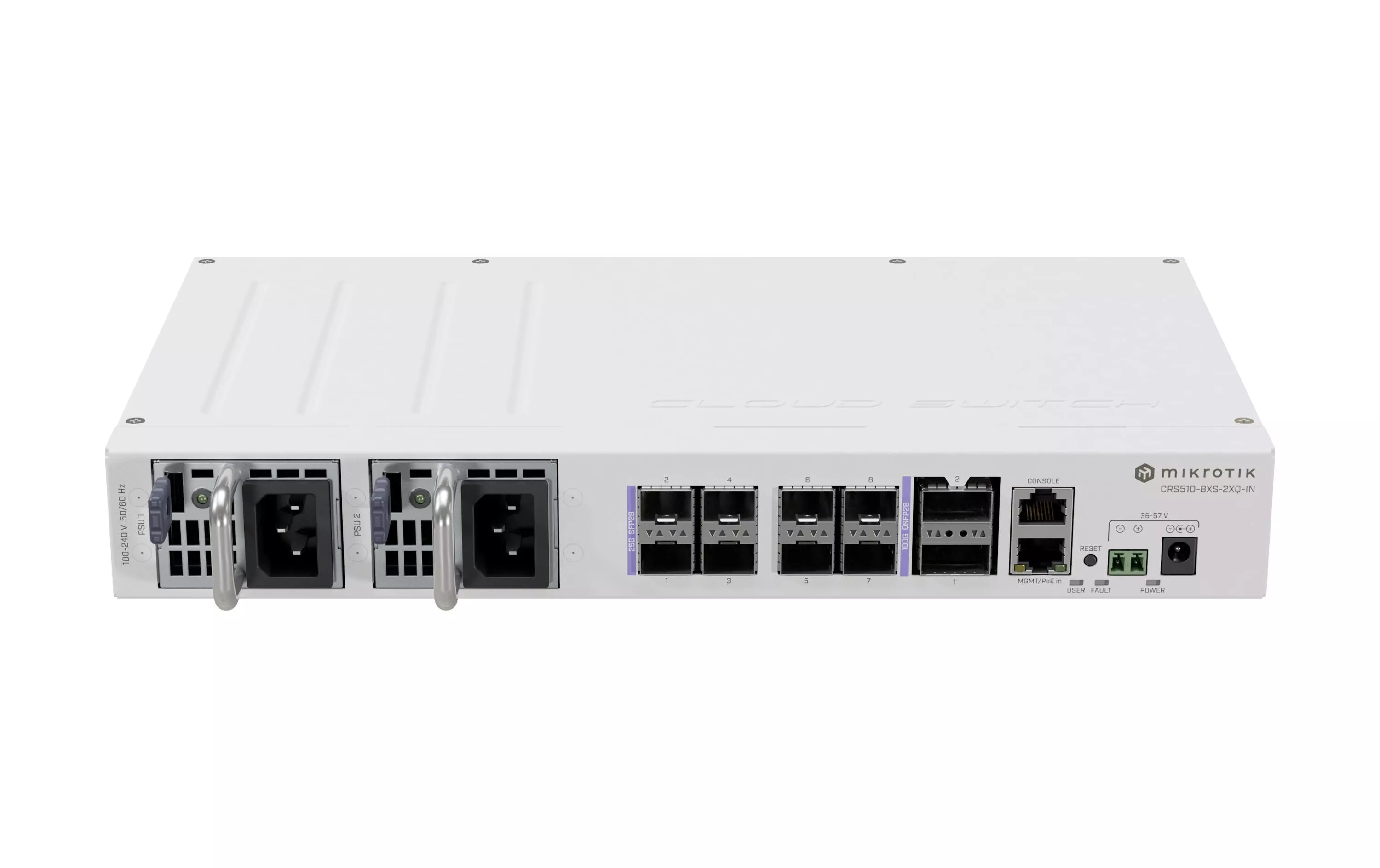 SFP28 Switch CRS510-8XS-2XQ-IN 10 ports