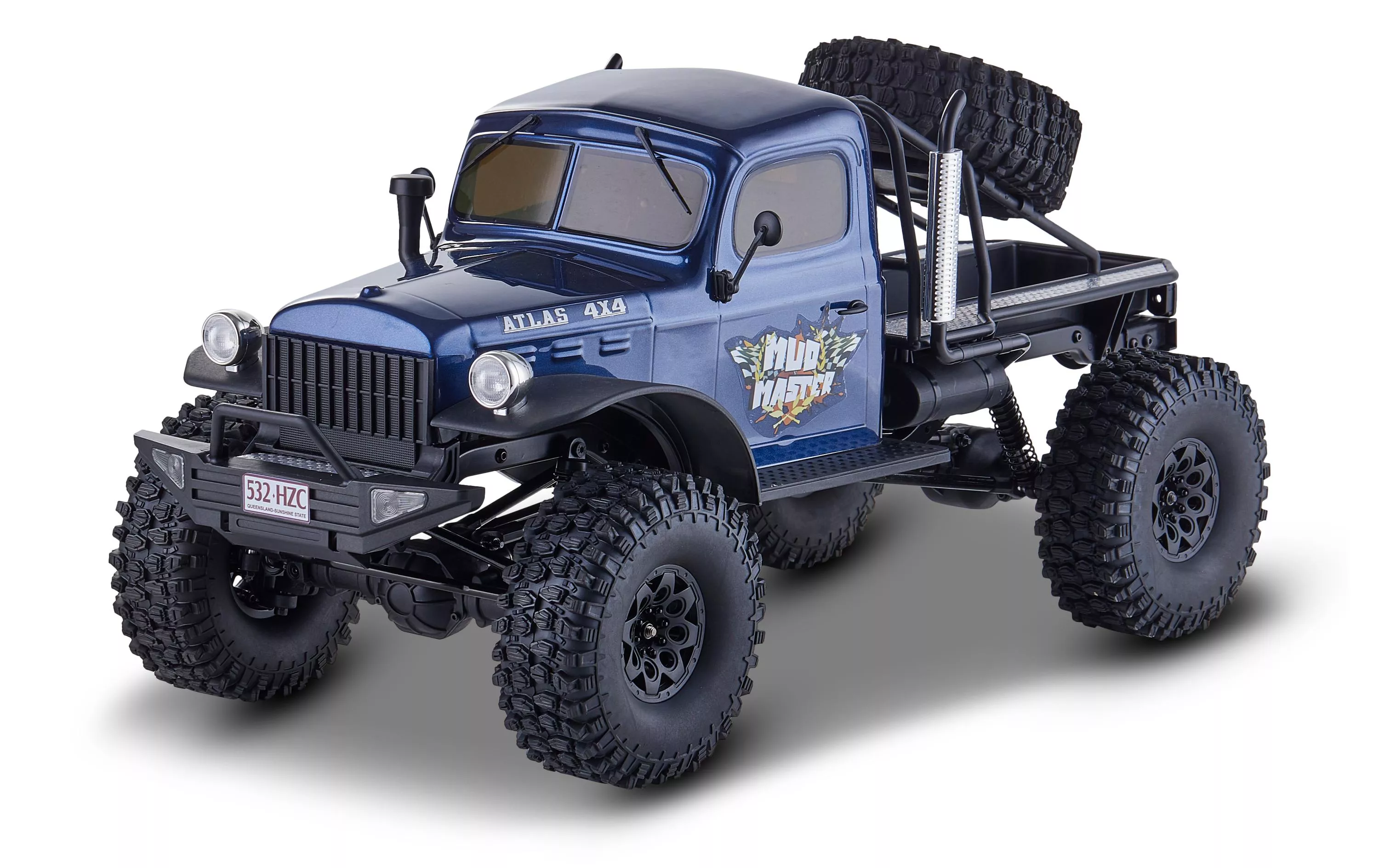 Scale Crawler Atlas Mud Master 4WD Bleu, ARTR, 1:10