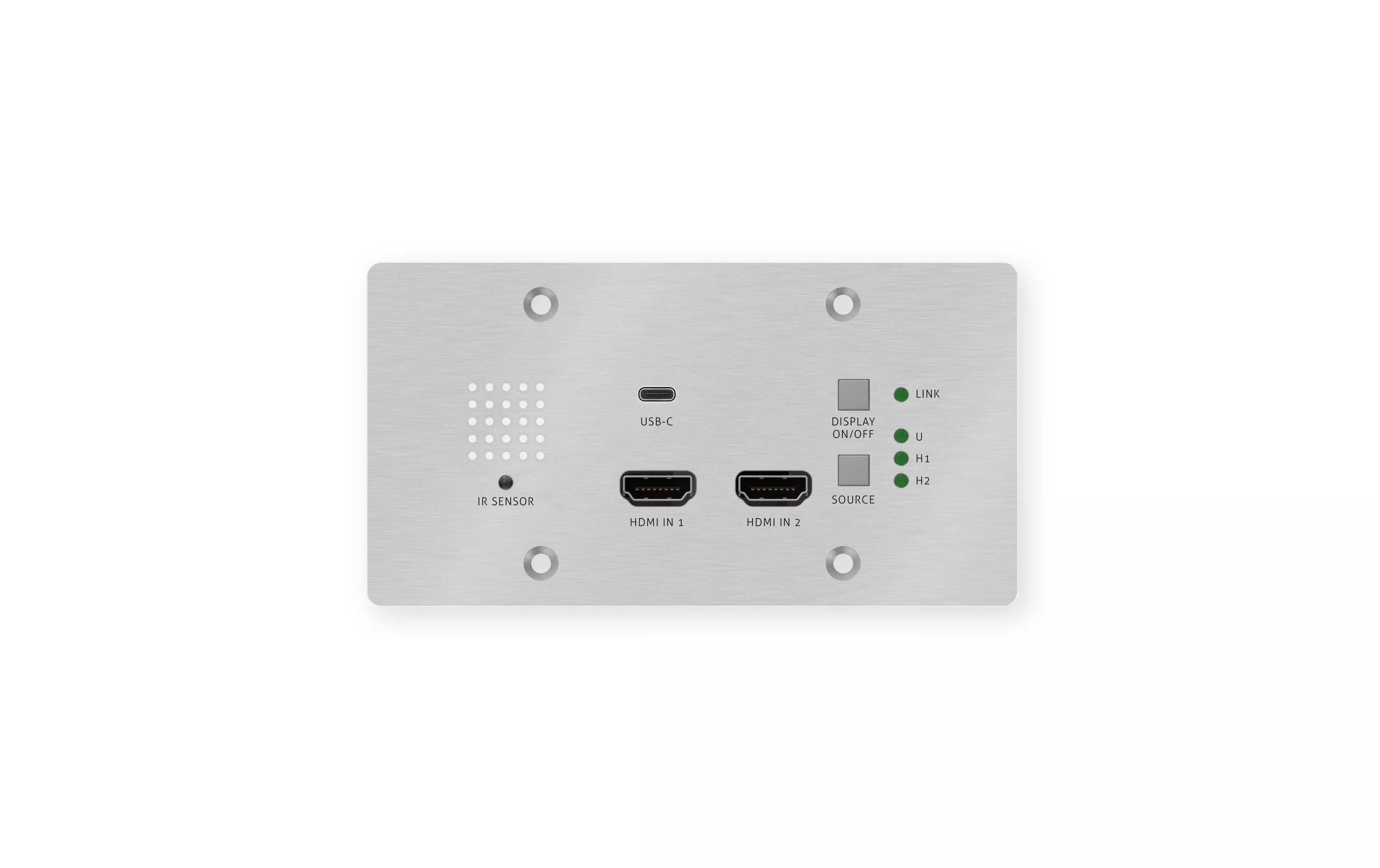 Émetteur HDBaseT Panneau de connexion mural PT-HDBT-703-TXWP-F