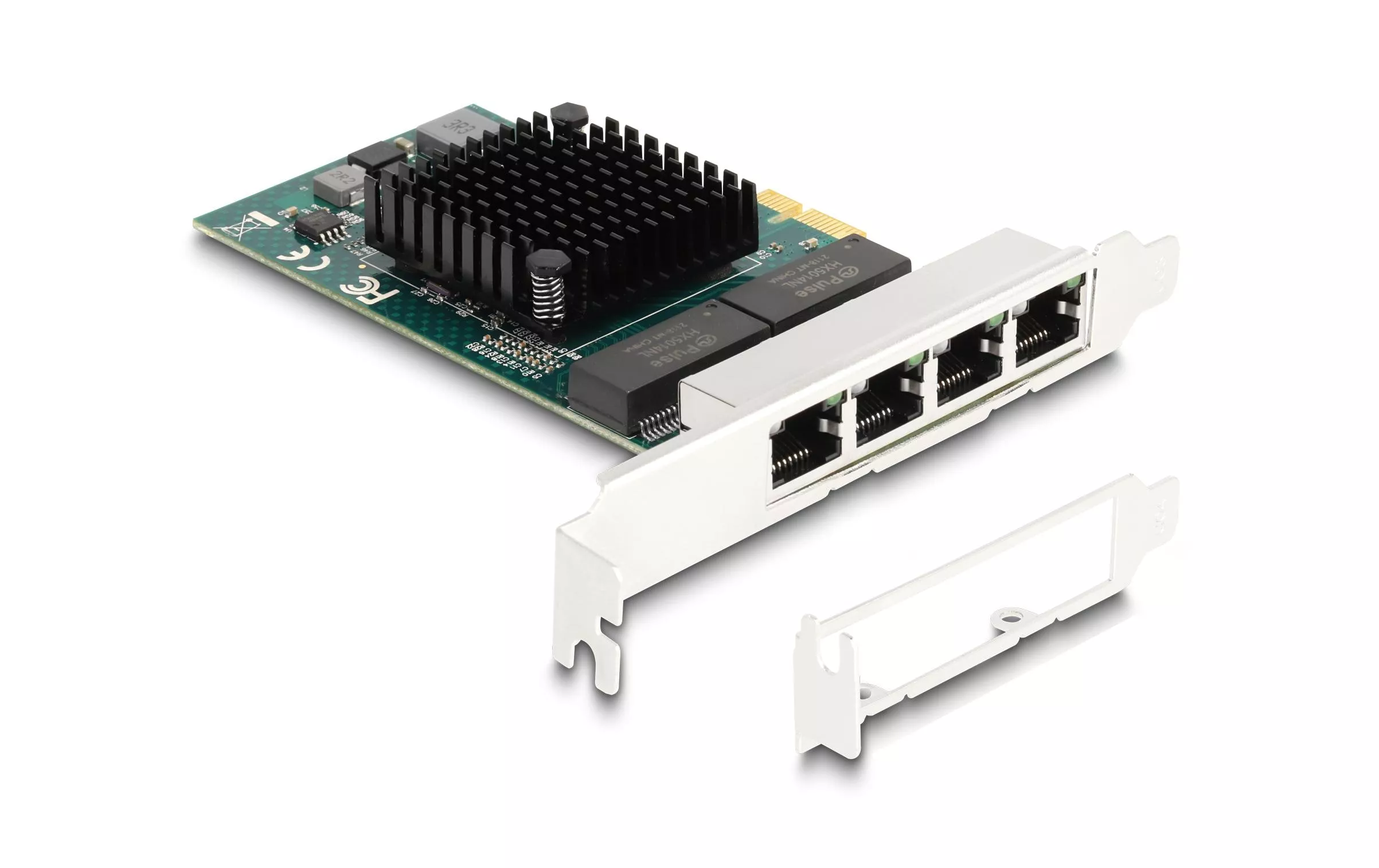 Carte réseau 4x RJ45 Gigabit, PCI-Express x1