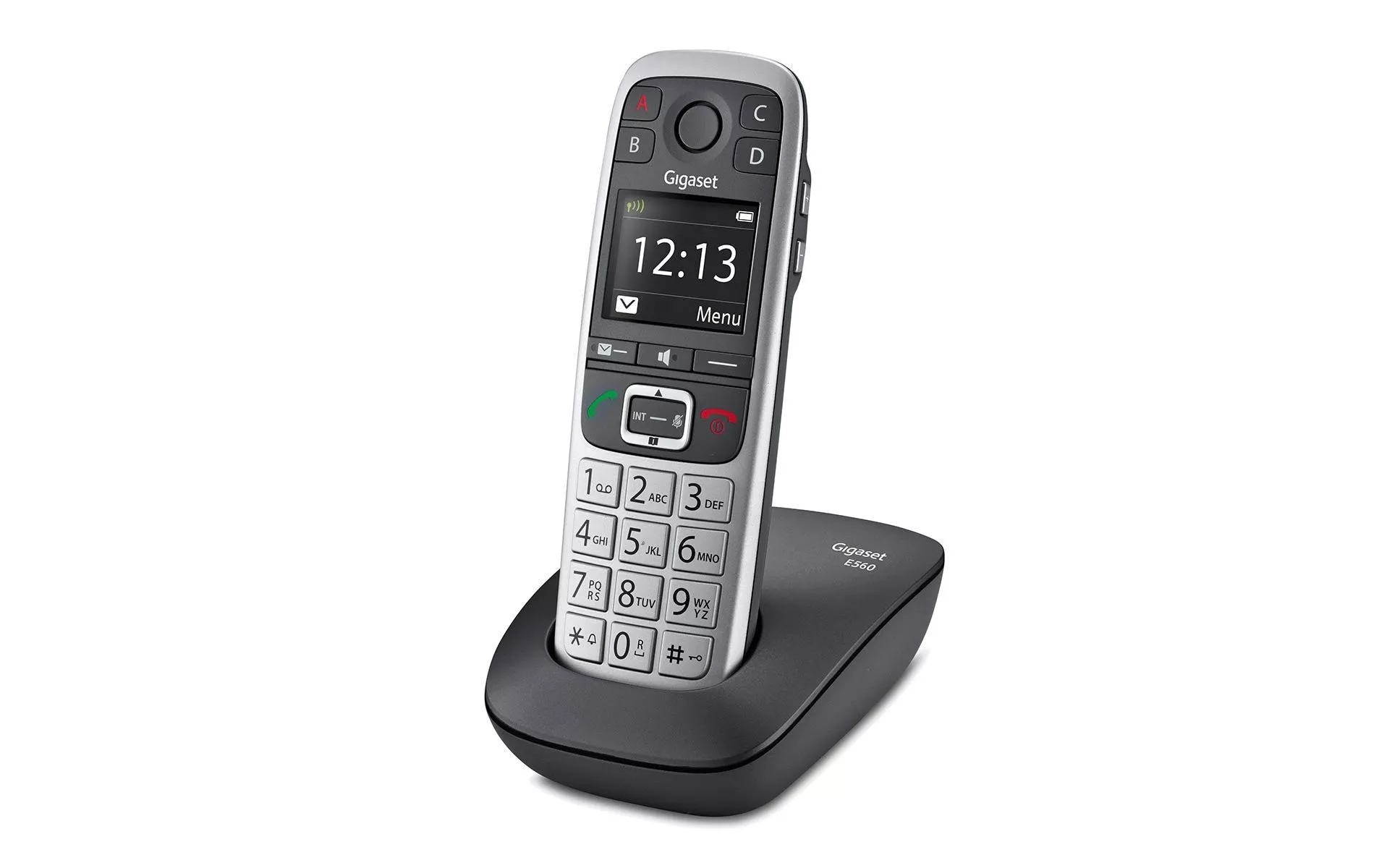 Téléphone sans fil E560 Noir/Argenté