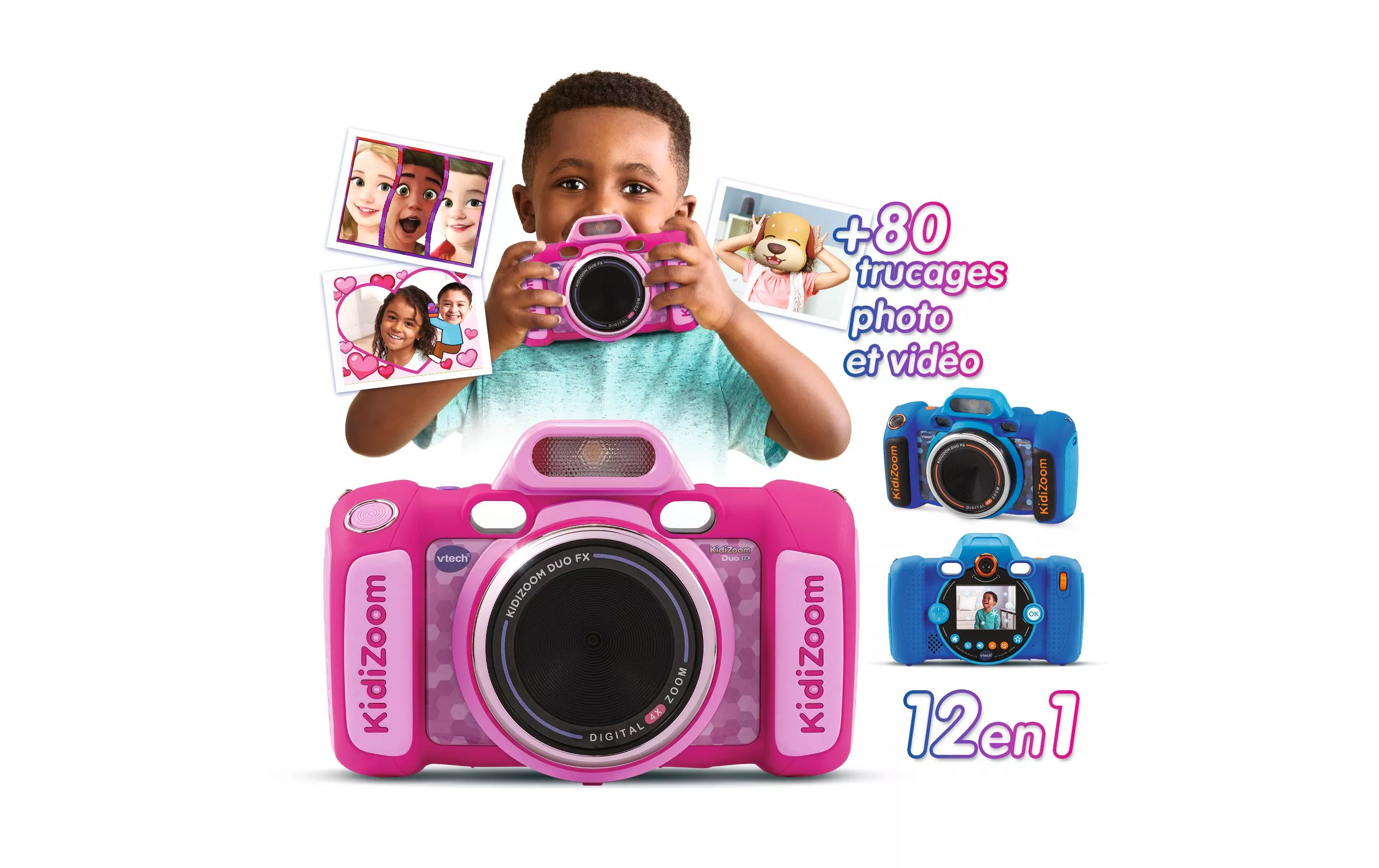 Kompaktkameras FX -FR- Rosa Duo Kinderkamera - Kidizoom