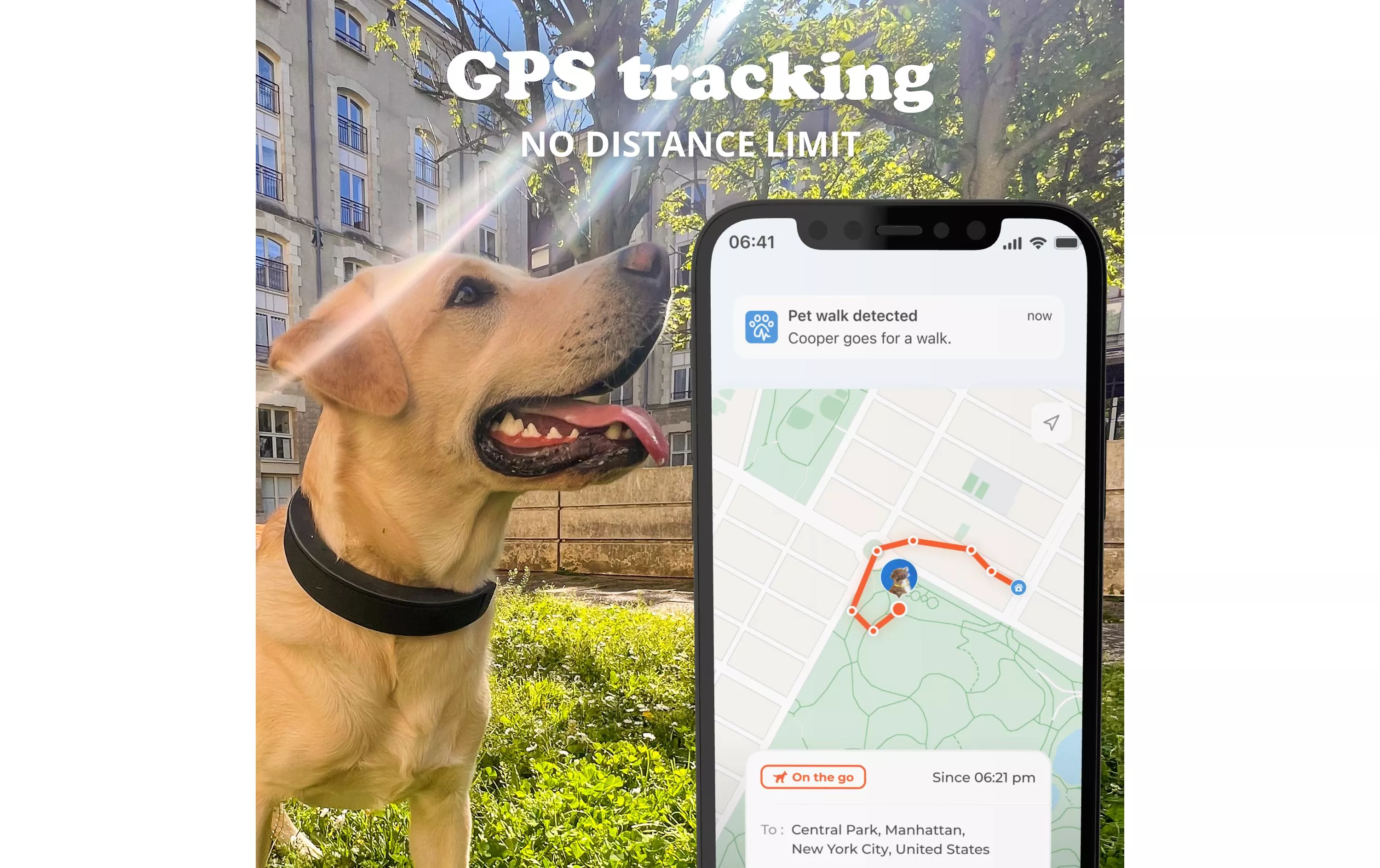 Invoxia GPS Tracker - Schwarz