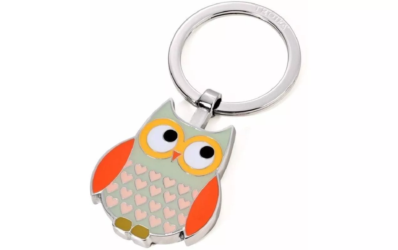 Porte-clés Hibou Rosy