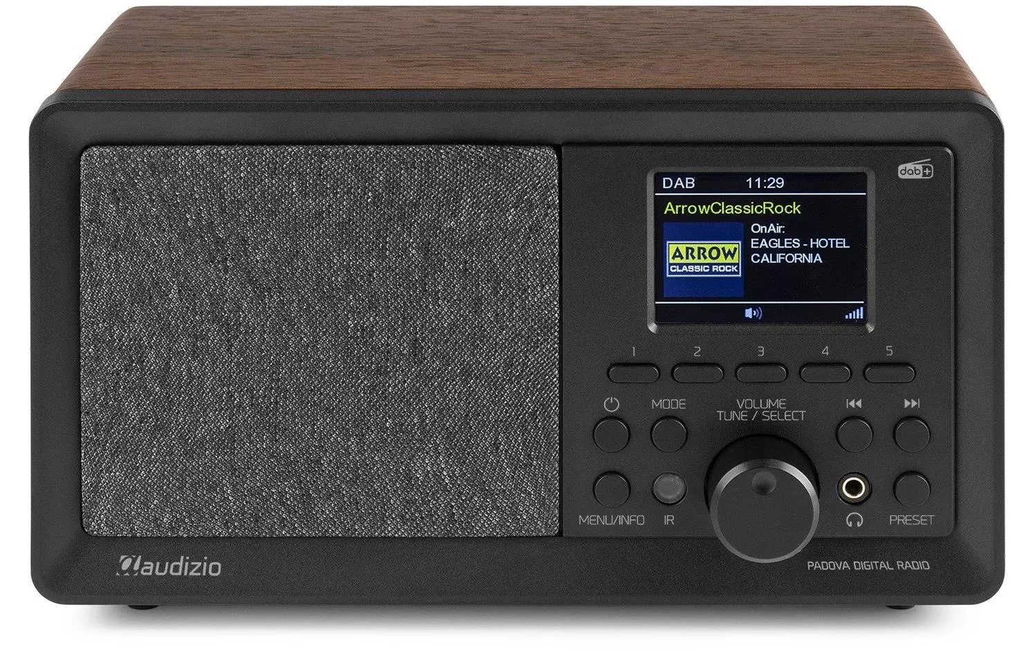 Philips TAR5505/10 radio Portatile Digitale Nero, Grigio, Legno