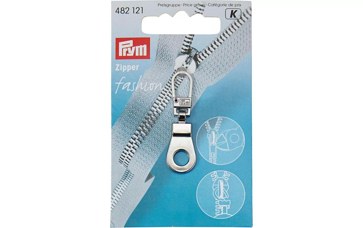 Chiusura lampo Prym argento, 41,5 mm x 12 mm