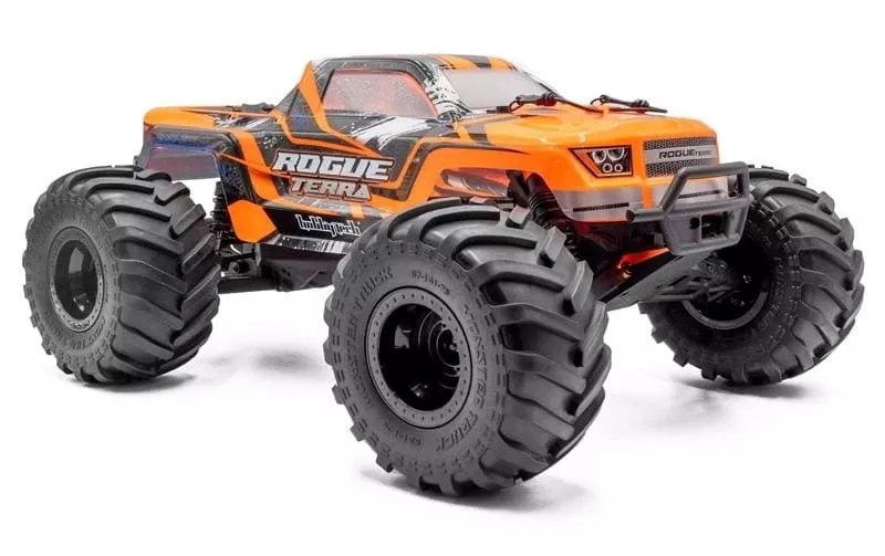 Monster Truck Rogue Terra Brushed Orange, ARTR, 1:10