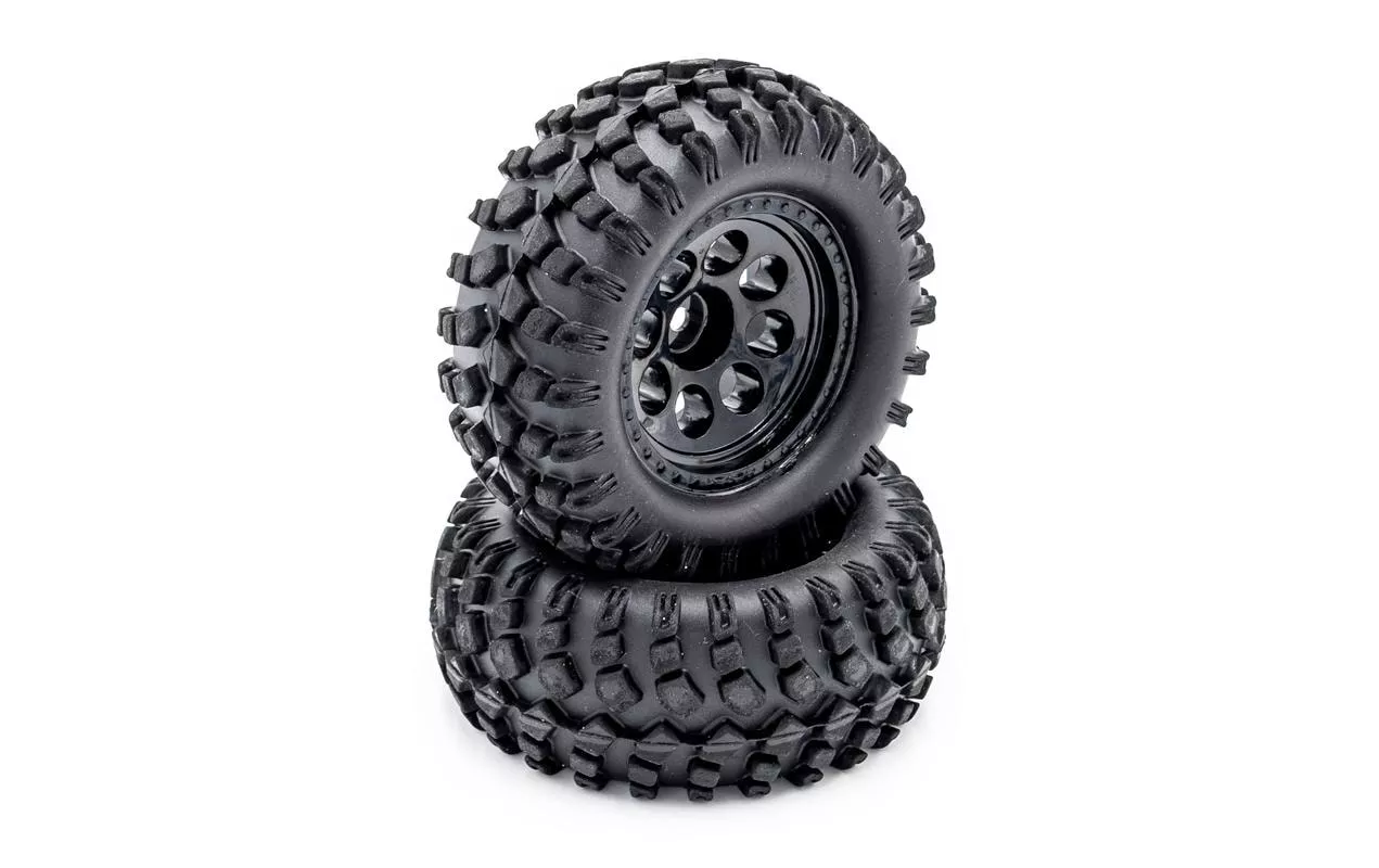 Roues complètes CR12 Crawler, 1:12, 2 pièces