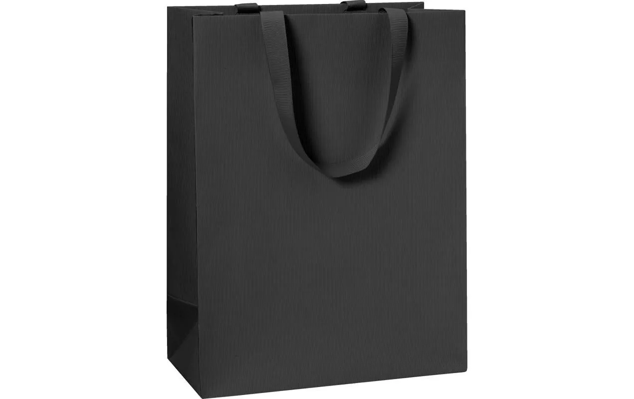 Borsa regalo Stewo monocolore 23 x 13 x 30 cm, nero - Confezione
