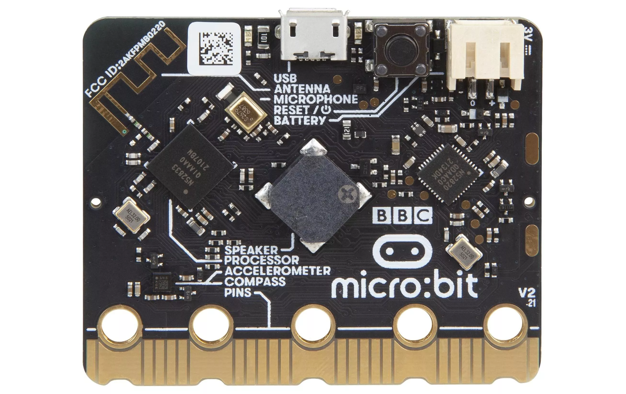 Carte de développement micro:bit V2.2 Single