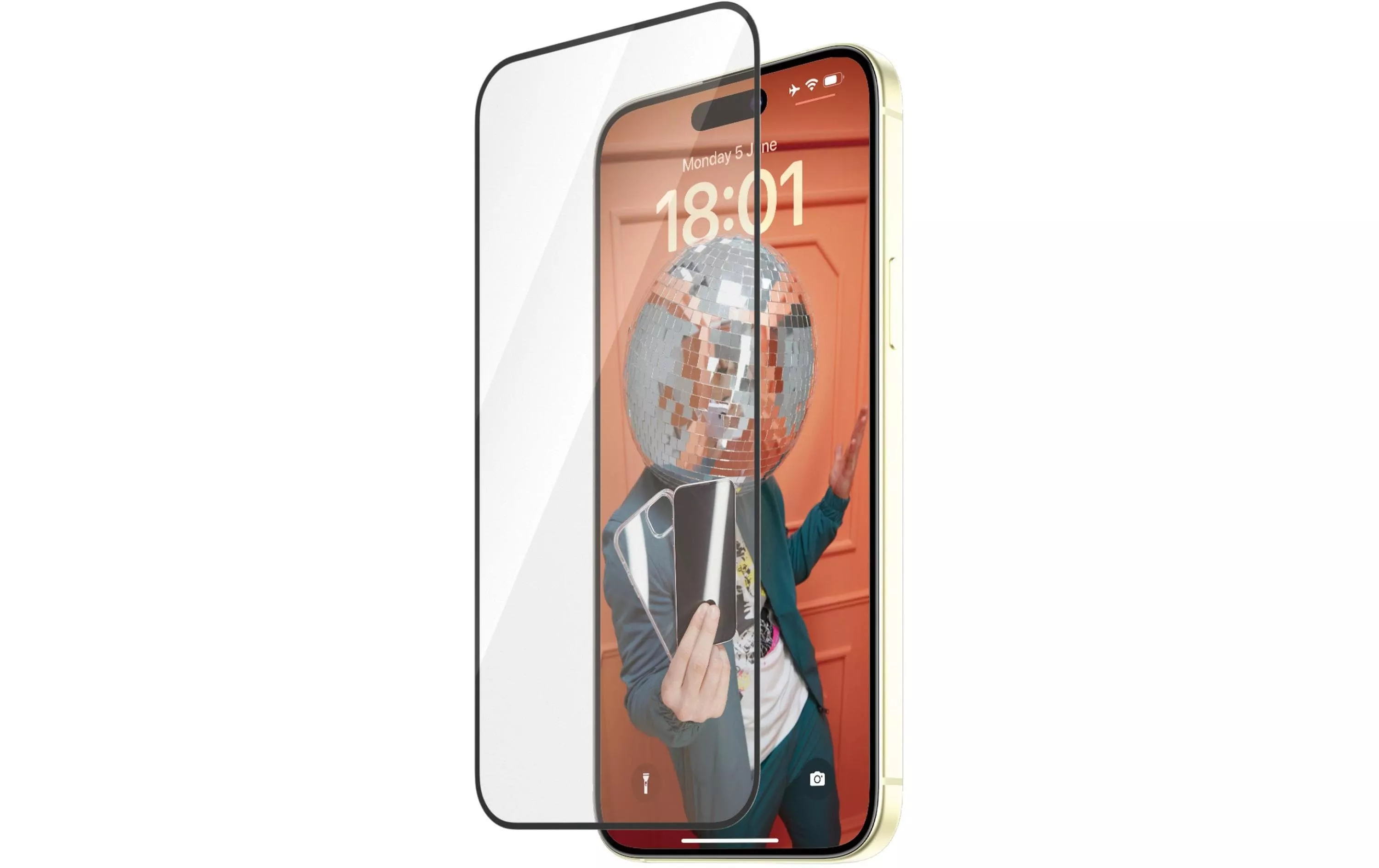 Verre de protection d'écran Eiger pour iPhone 15 Plus / 15 Pro Max