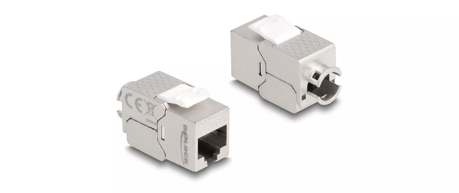 Module Keystone RJ45 vers LSA Cat.6A Slim sans outil