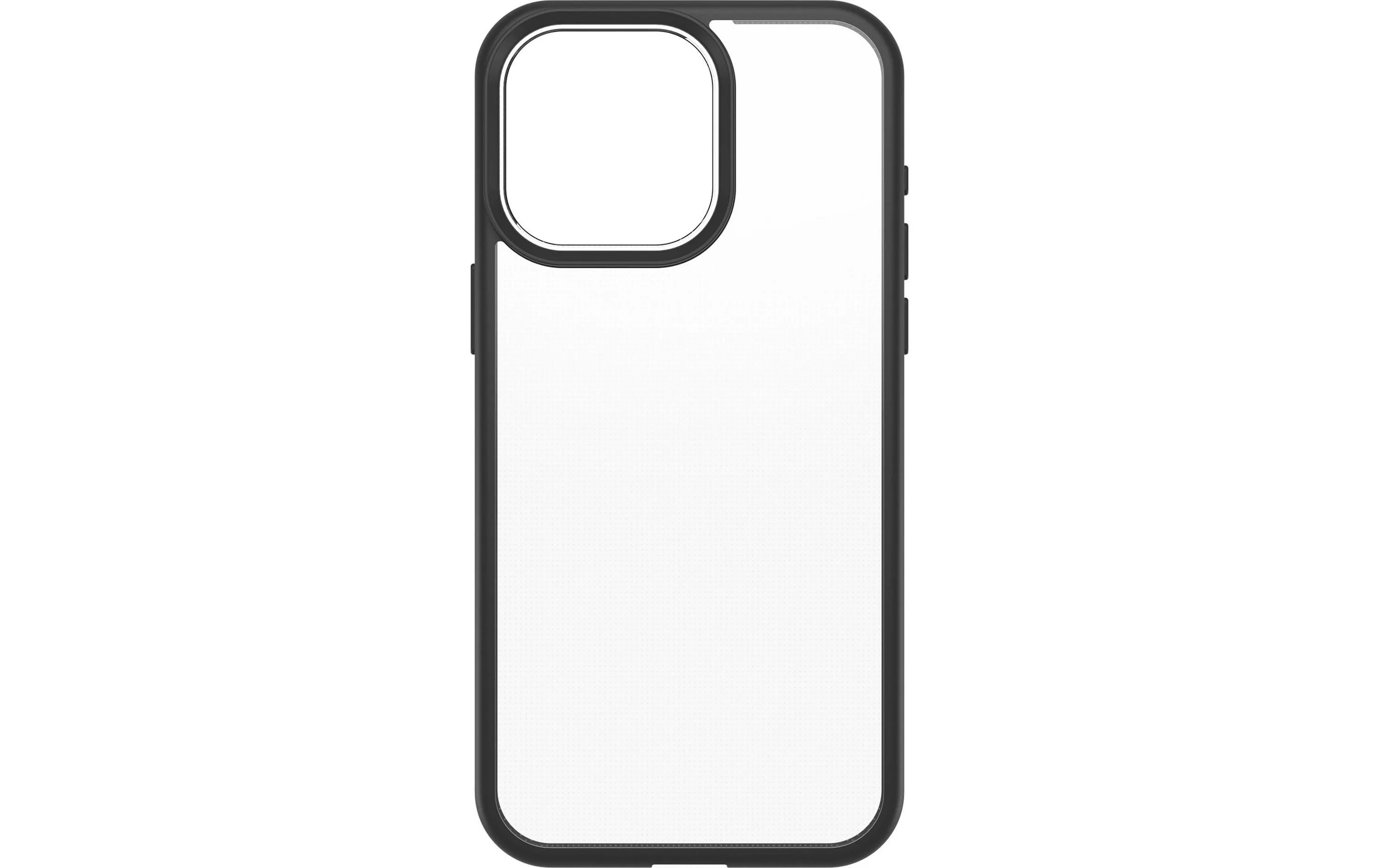 Coque arrière React iPhone 15 Pro Max Noir/Transparent