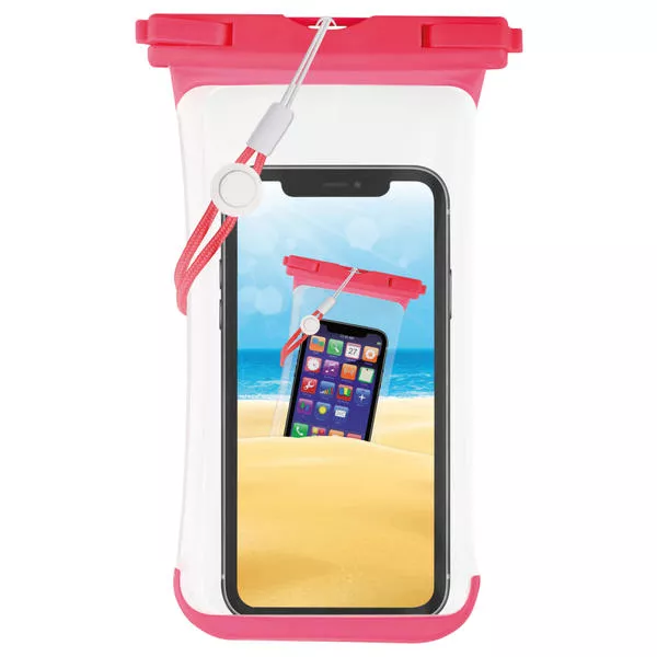 Borsa da spiaggia per smartphone, rosa