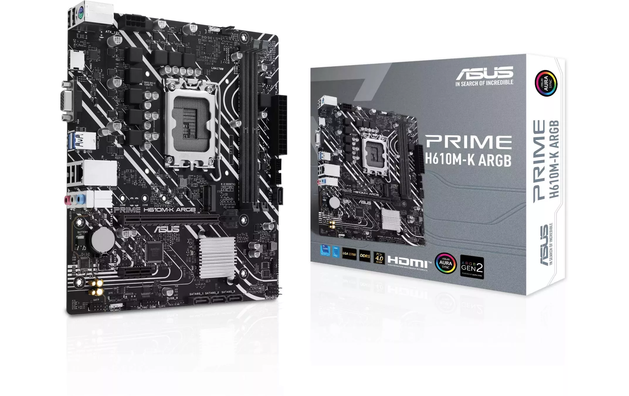 Carte mère PRIME H610M-K ARGB