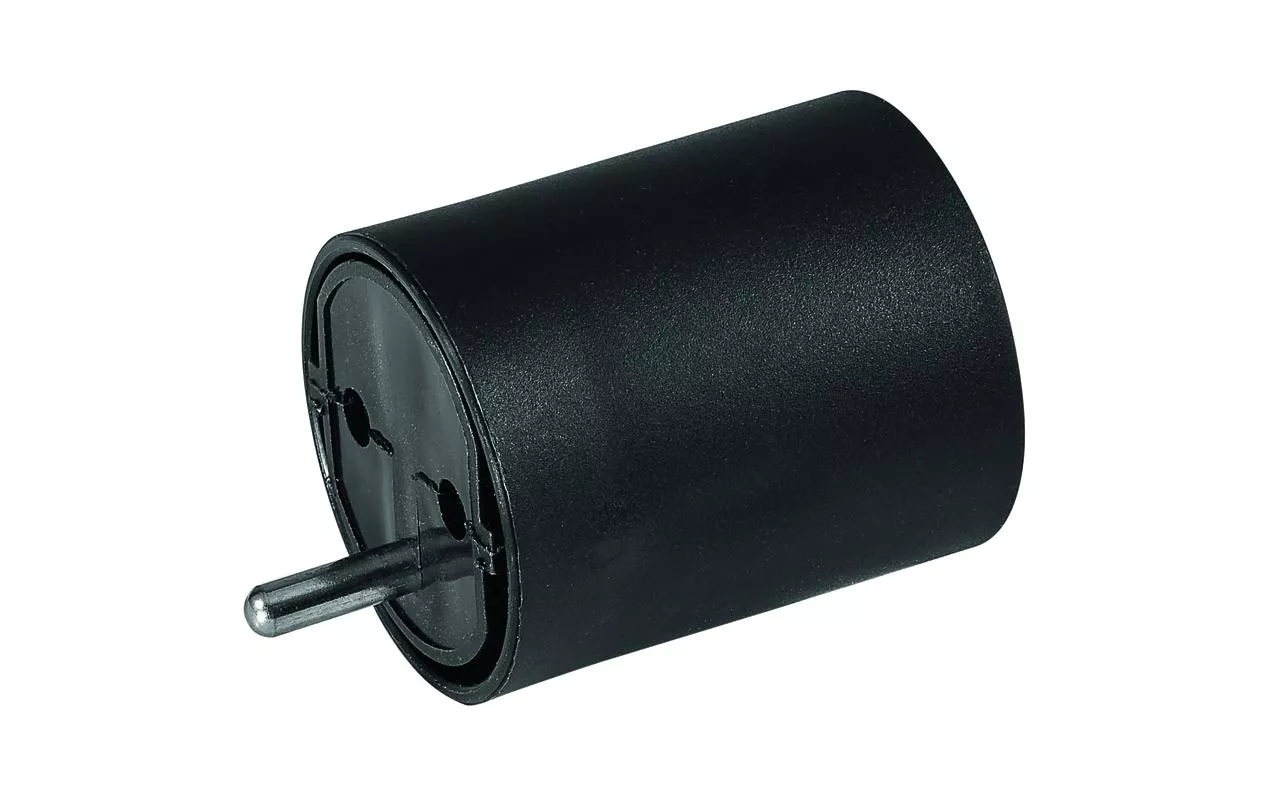 Adaptateur fixe CH-D T12 sur CEE7, IP44, noir