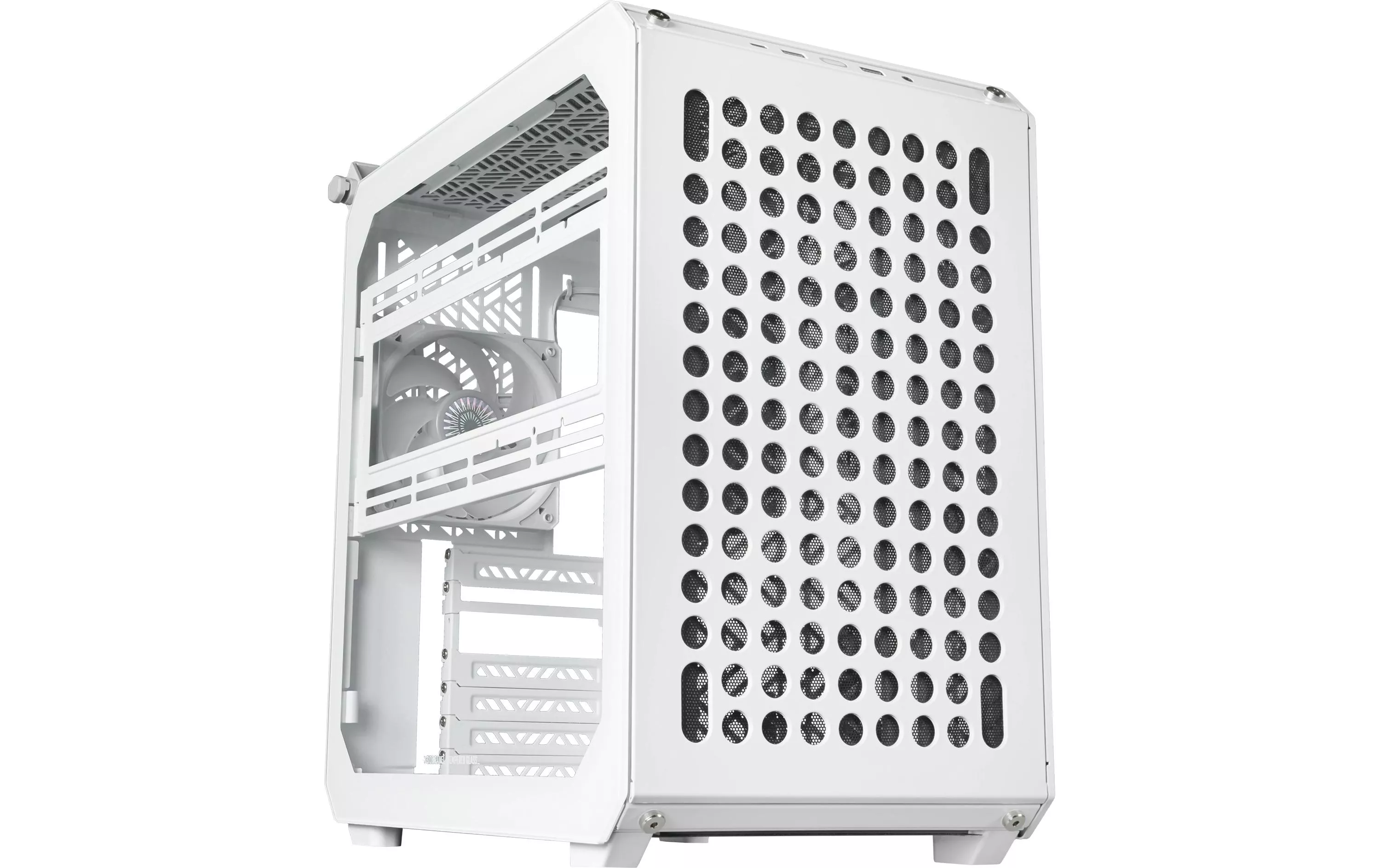 Cooler Master Boîtier d\u2019ordinateur Qube 500 Flatpack Blanc