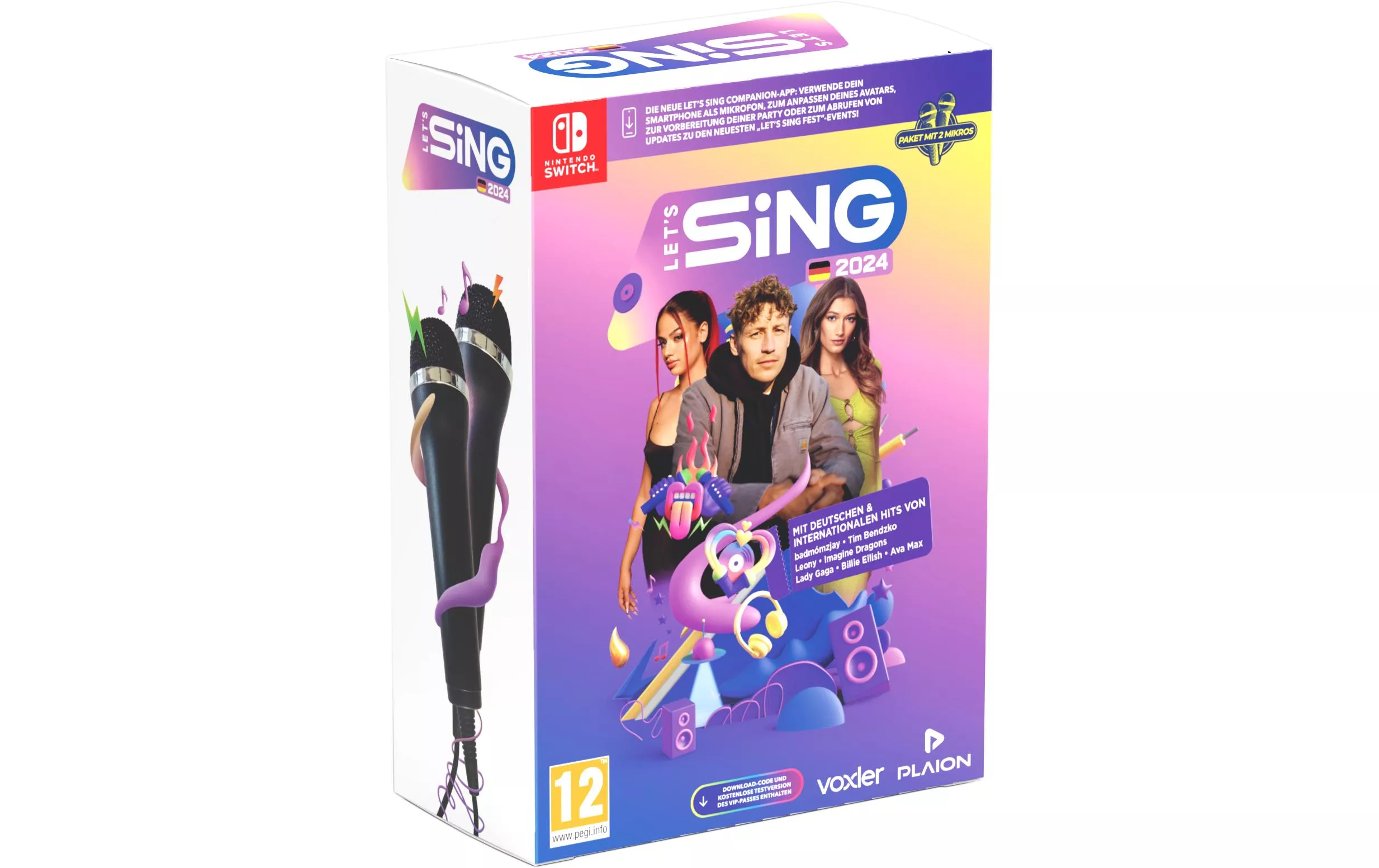 Let's Sing 2024 German Version + 2 Mics PC Games