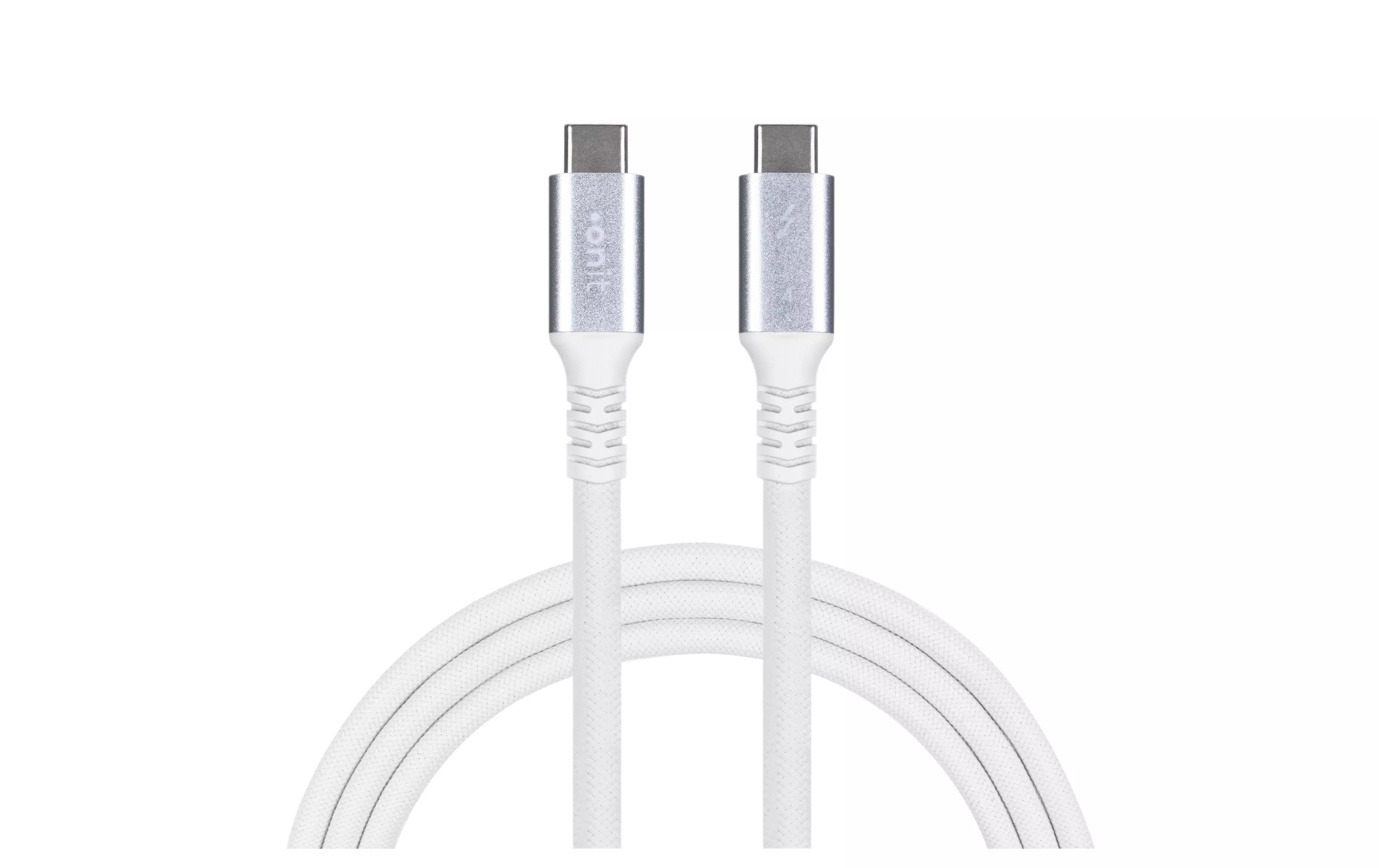 Thunderbolt 4-Kabel USB C - USB C 1 m, Weiss