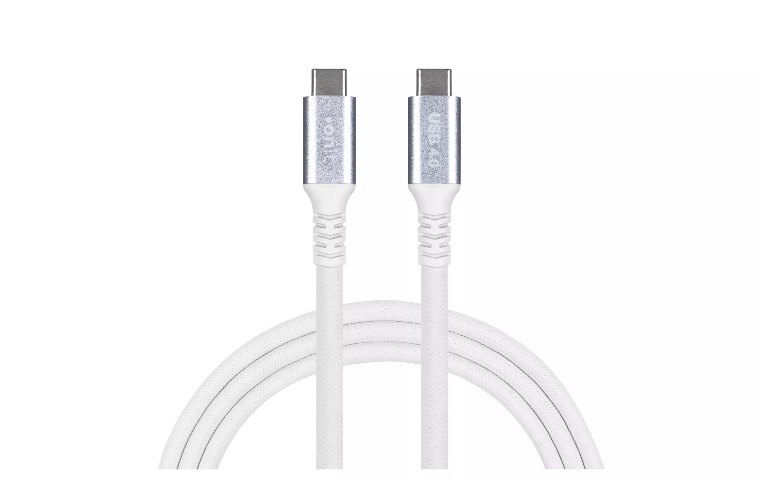 Câble USB4 Premium USB C - USB C 1 m, Blanc