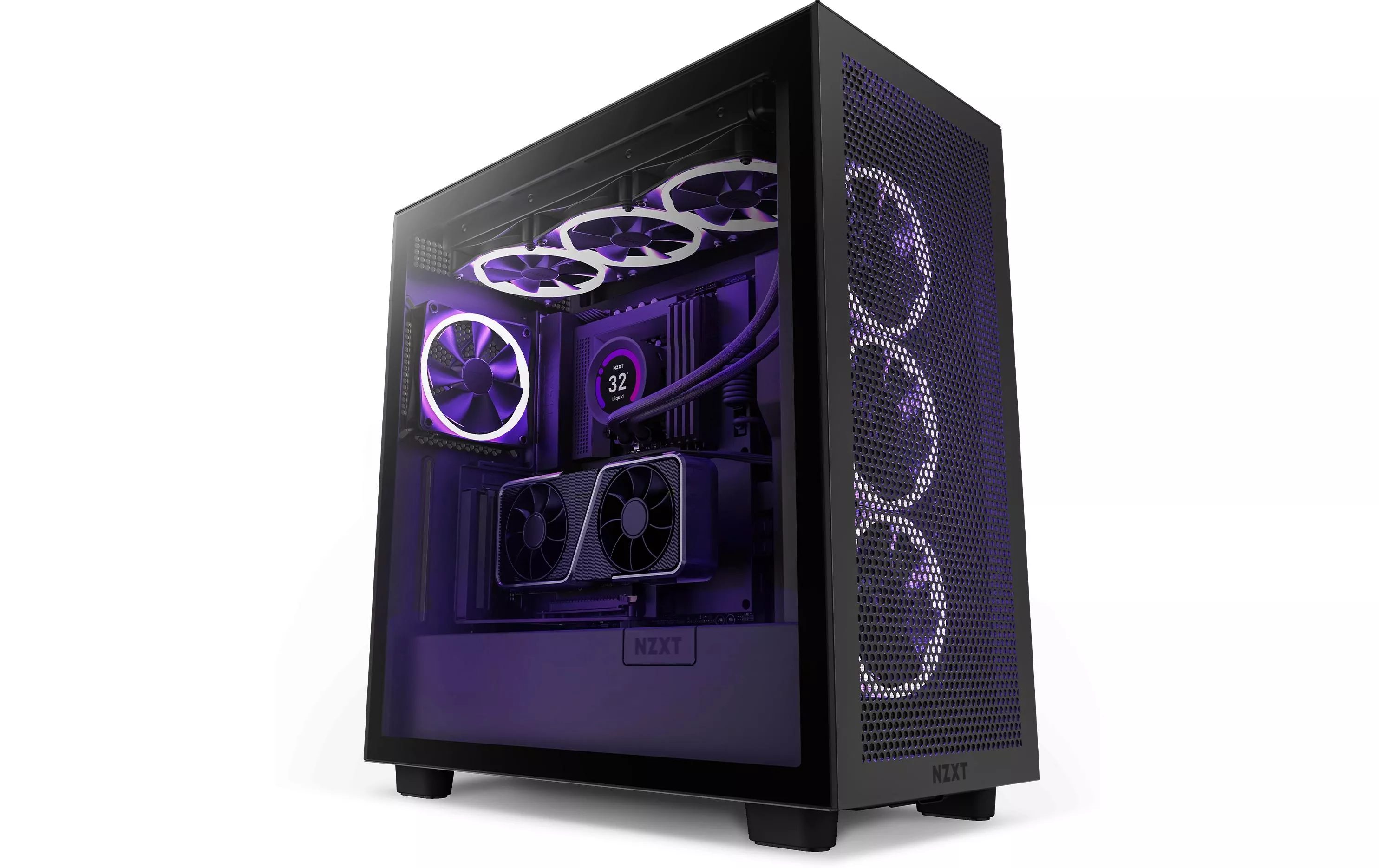 it de montage vertical de carte graphique NZXT - Support noir et