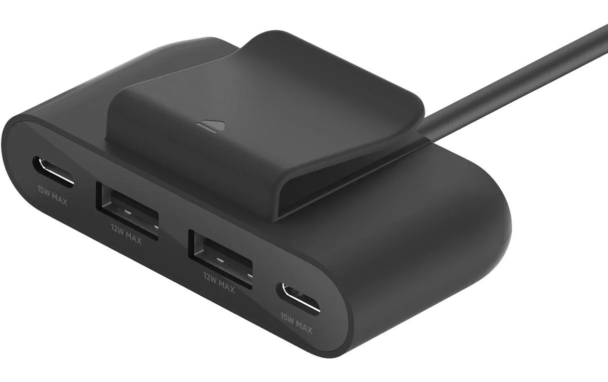 Hub USB 4-Port USB Charge Noir