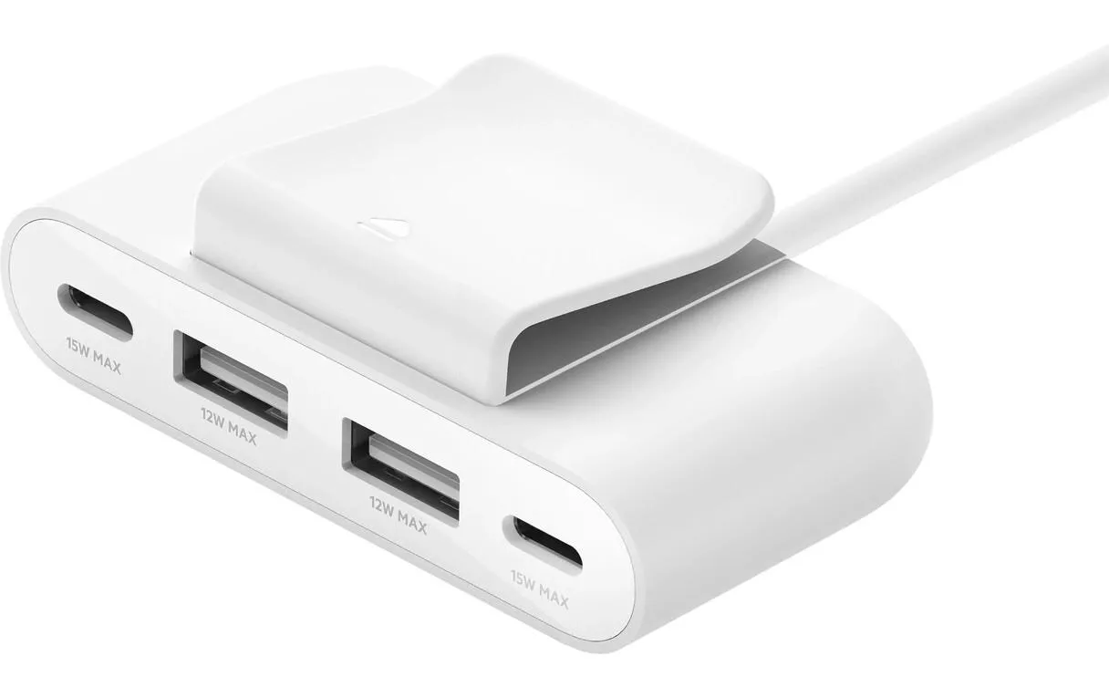 Hub USB 4-Port USB Charge White