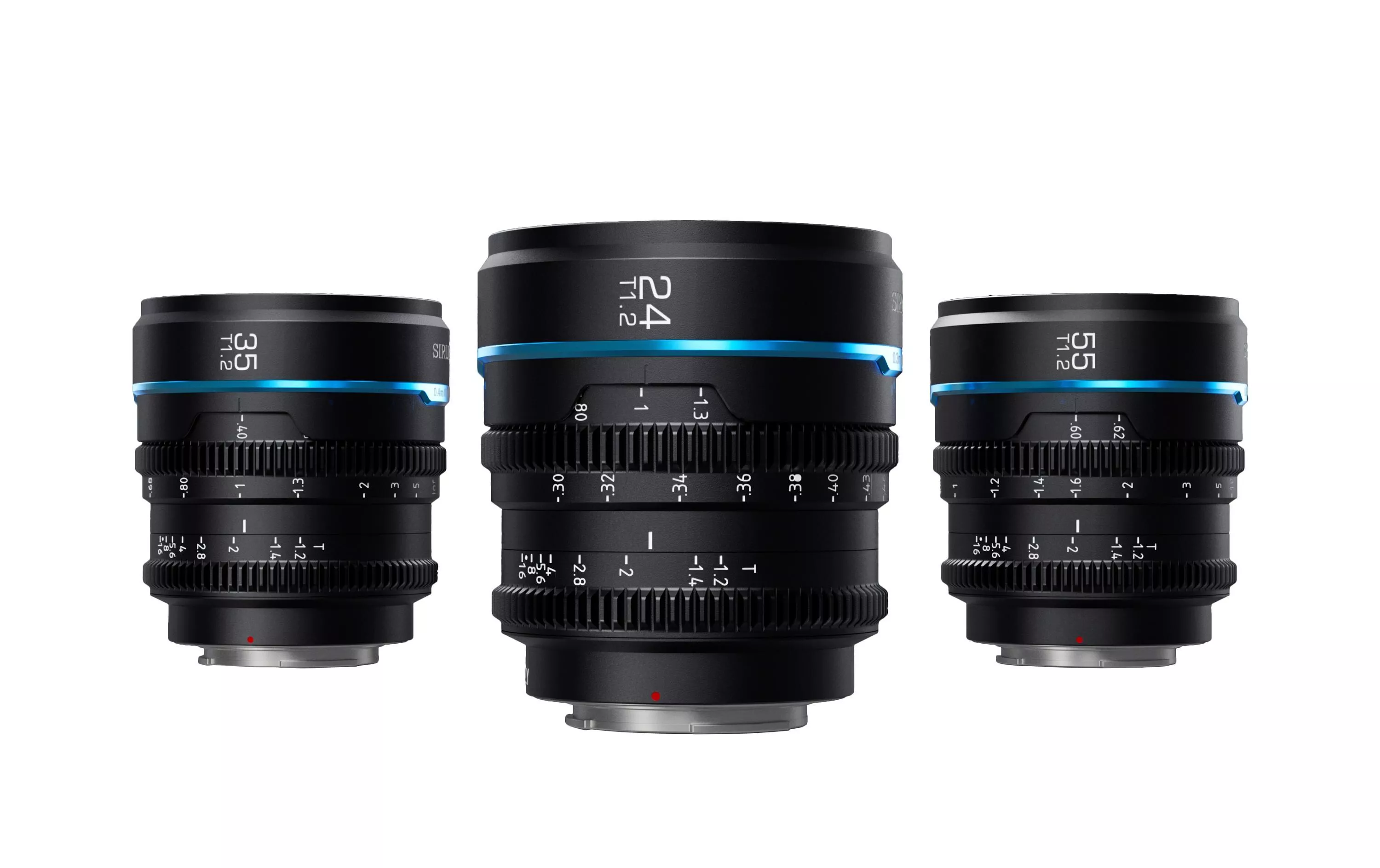 Longueur focale fixe 24, 35&55mm T1.2 \u2013 Fujifilm X-Mount