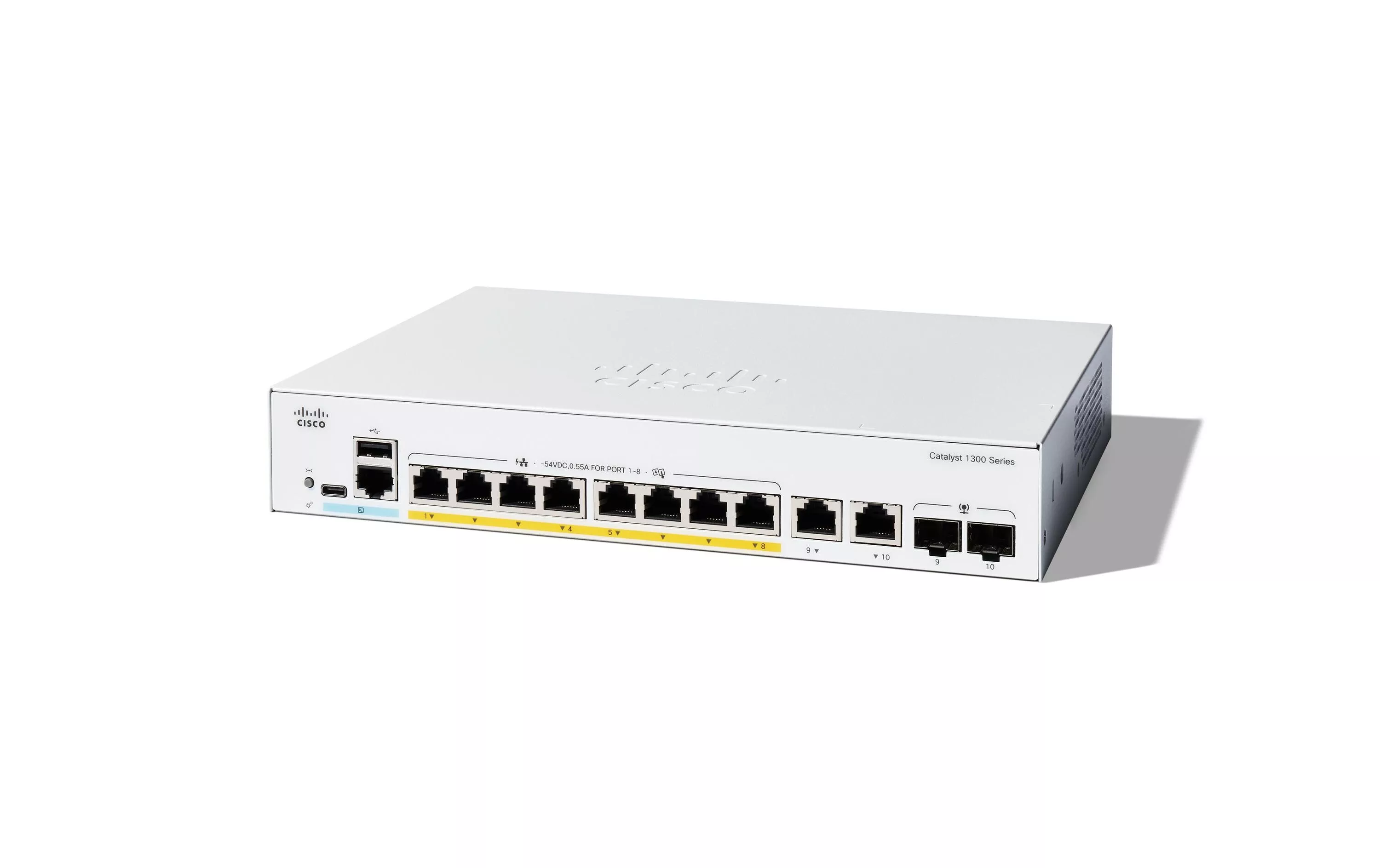 Switch Catalyst C1300-8T-E-2G 10 ports