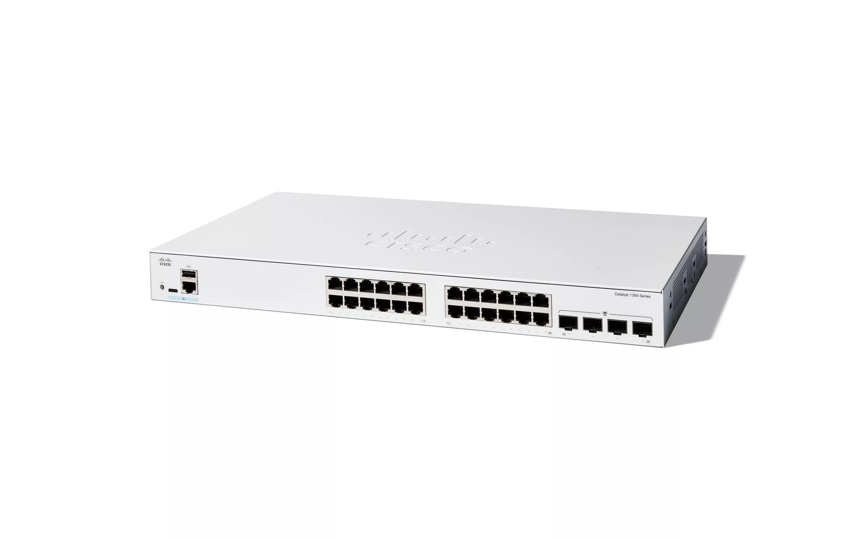Switch Cisco PoE+ Catalyst C1300-24P-4G 28 porte