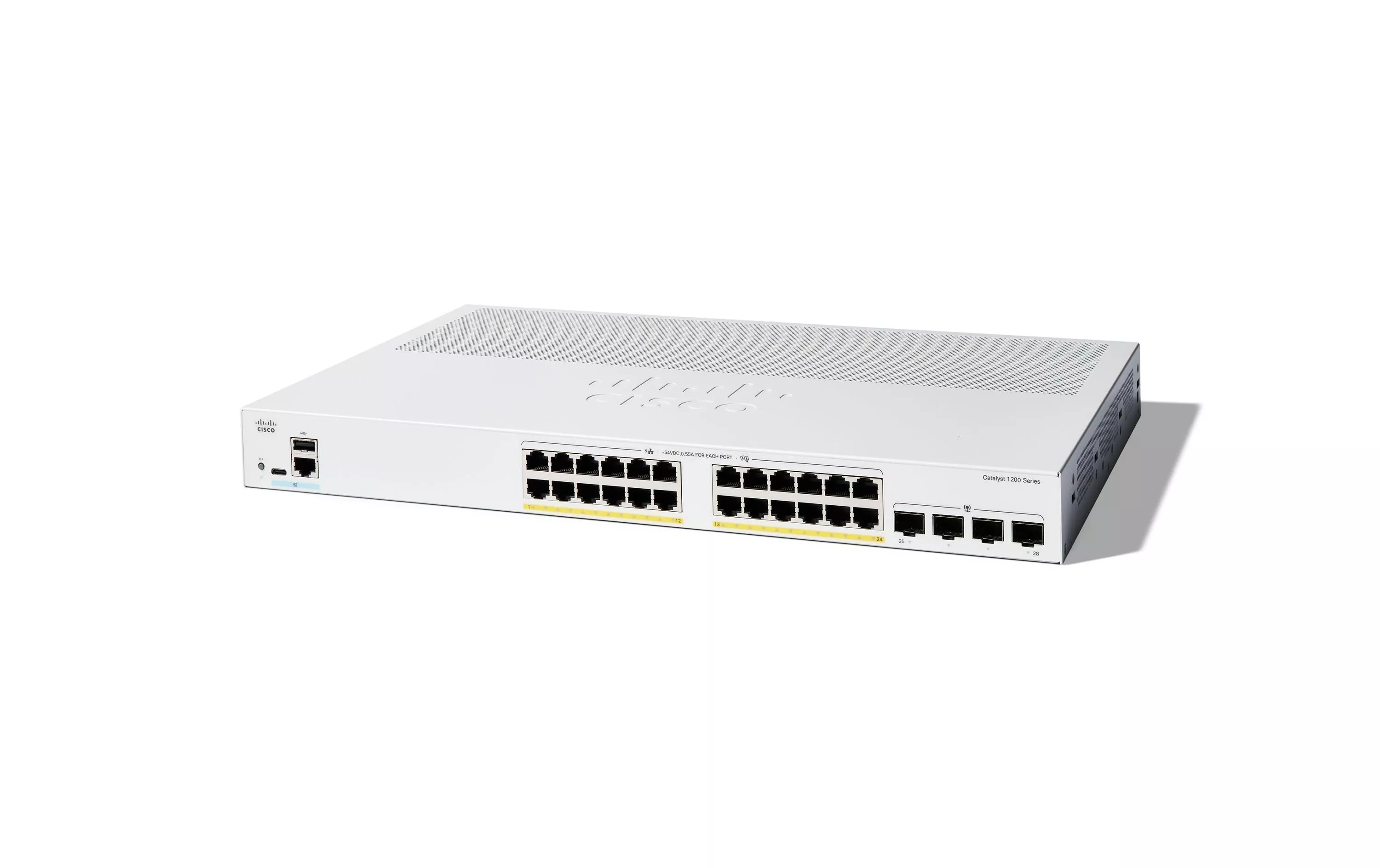 Switch Cisco PoE+ Catalyst C1200-24FP-4X 28 porte