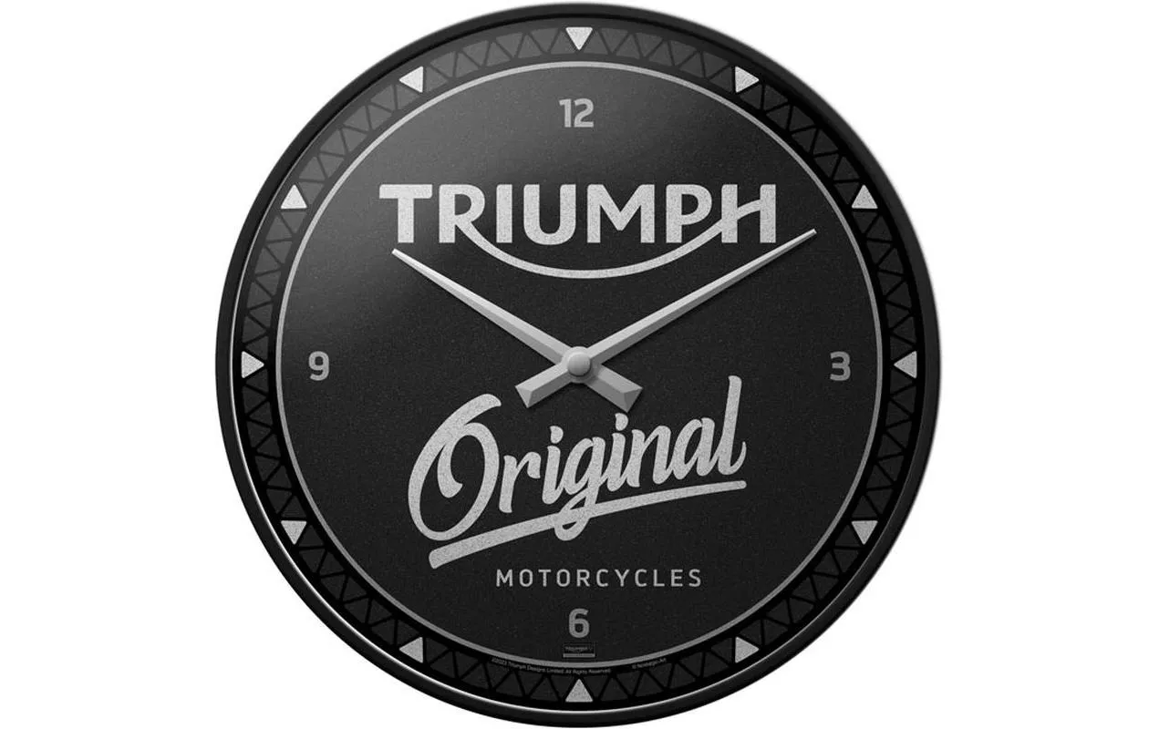 Horloge murale Triumph Original Ø 31 cm, Noir