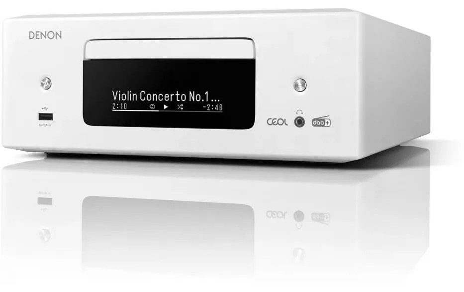 Ricevitore stereo Denon RCD-N12DAB Bianco